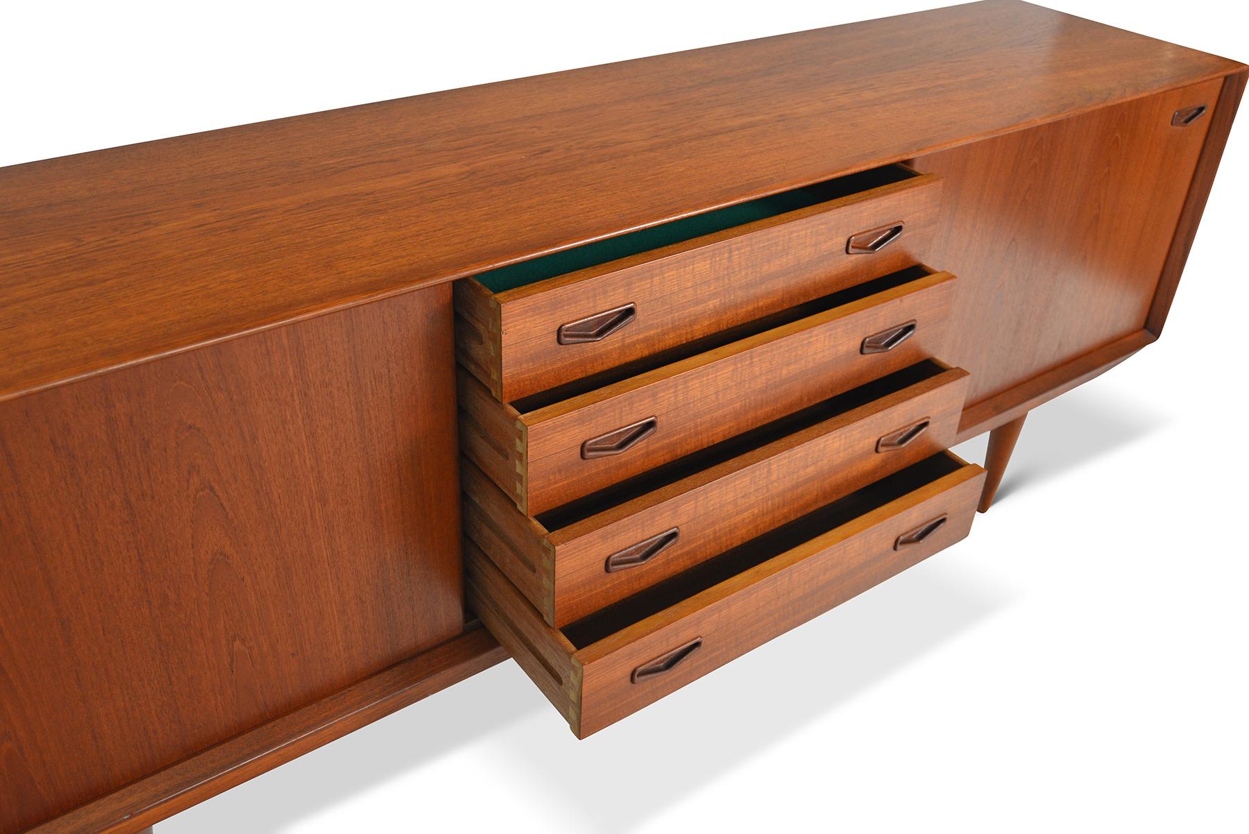 Danish Modern Midcentury Teak Credenza by Clausen and Son #2 1