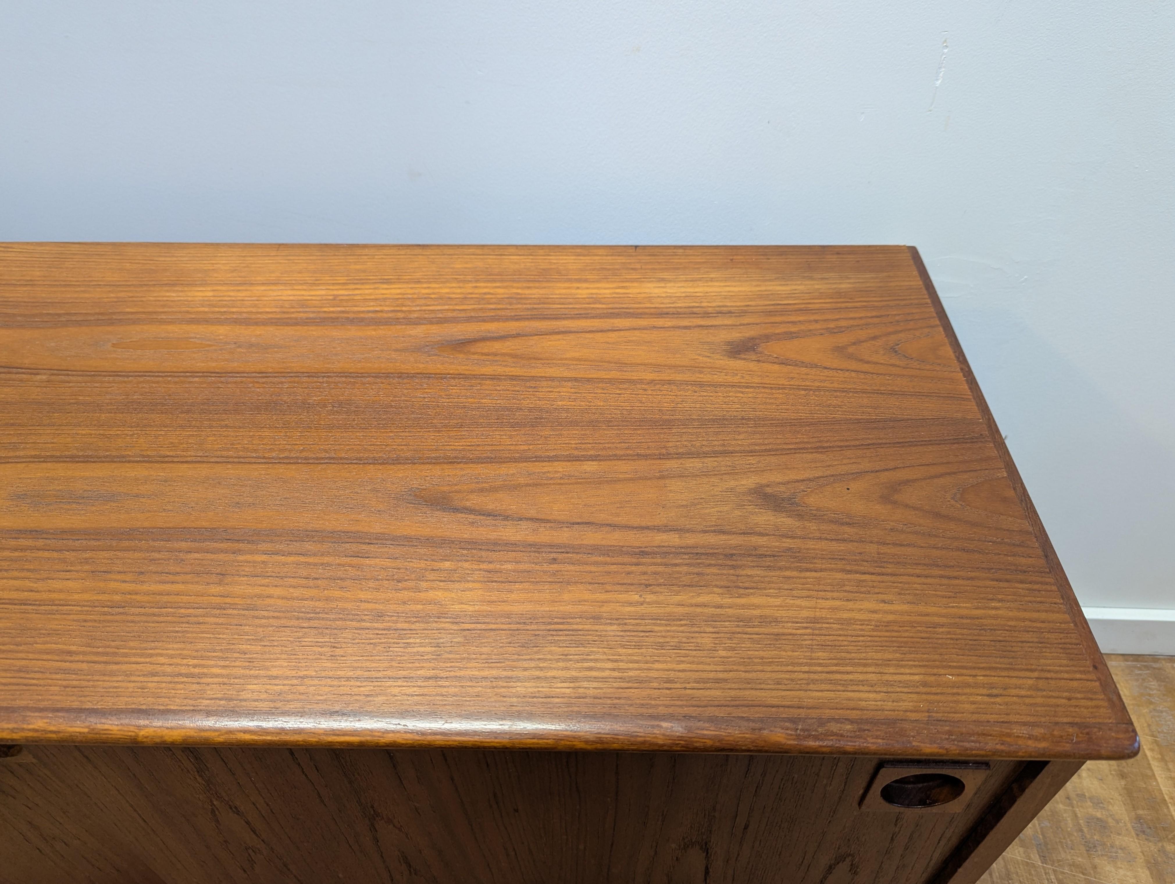 Danish Modern Mid Century Teak Sideboard Dyrlund For Sale 5
