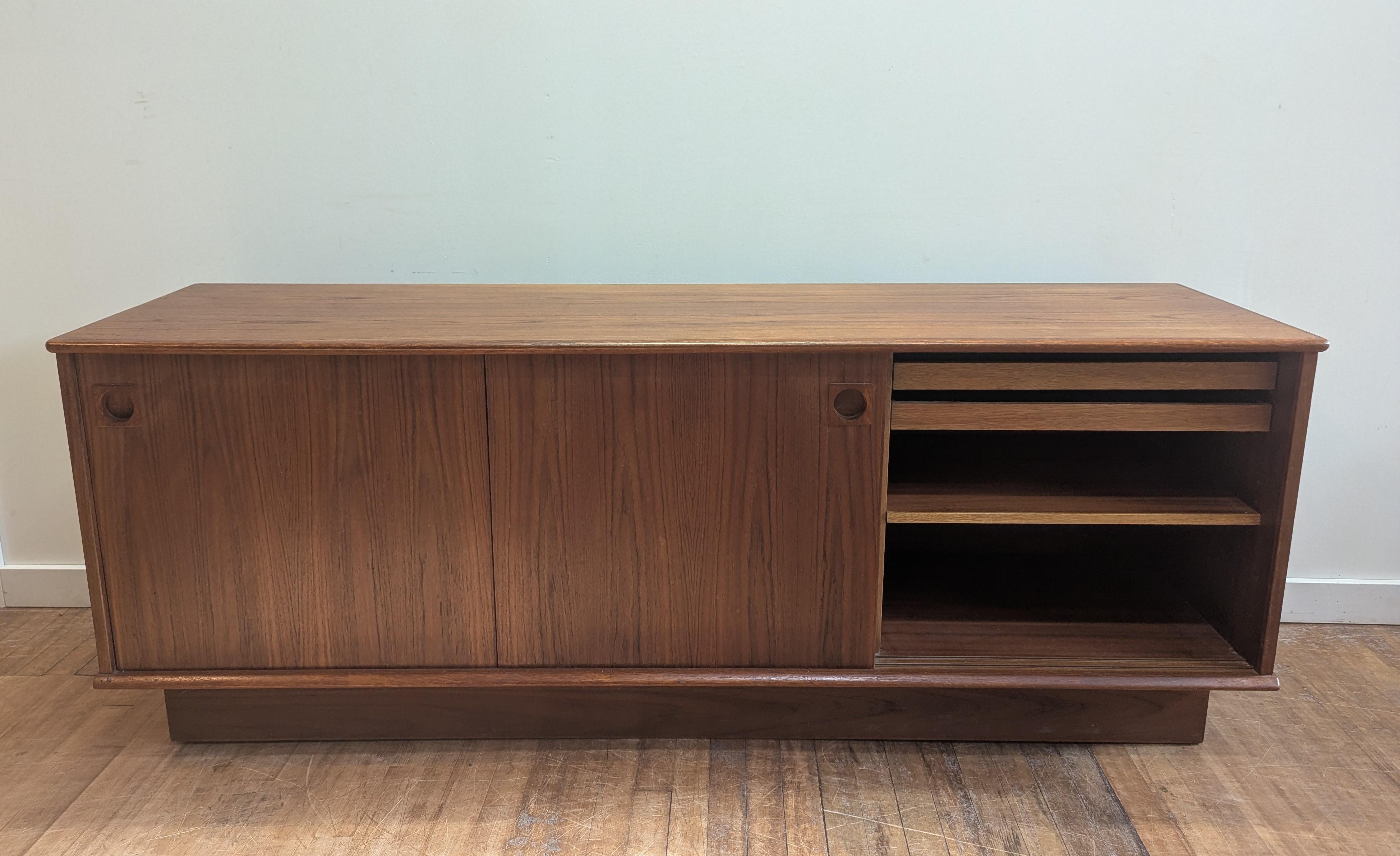 Mid-Century Modern Danish Modern Mid Century Teak Sideboard Dyrlund For Sale