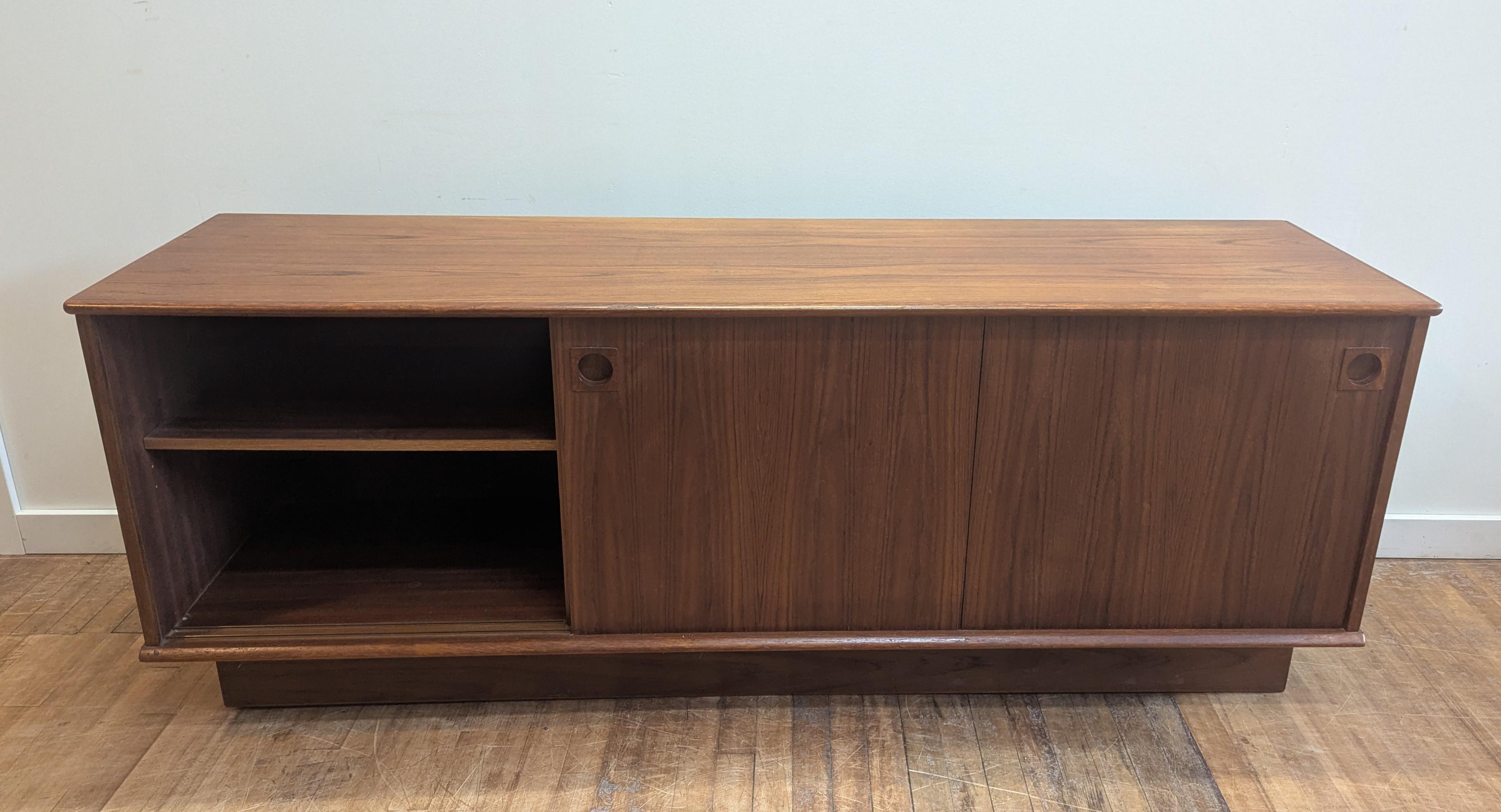 Mid-20th Century Danish Modern Mid Century Teak Sideboard Dyrlund For Sale