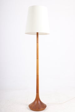 Danish Modern Midcentury Floor Lamp in Oak, Danish Design, 1950s
