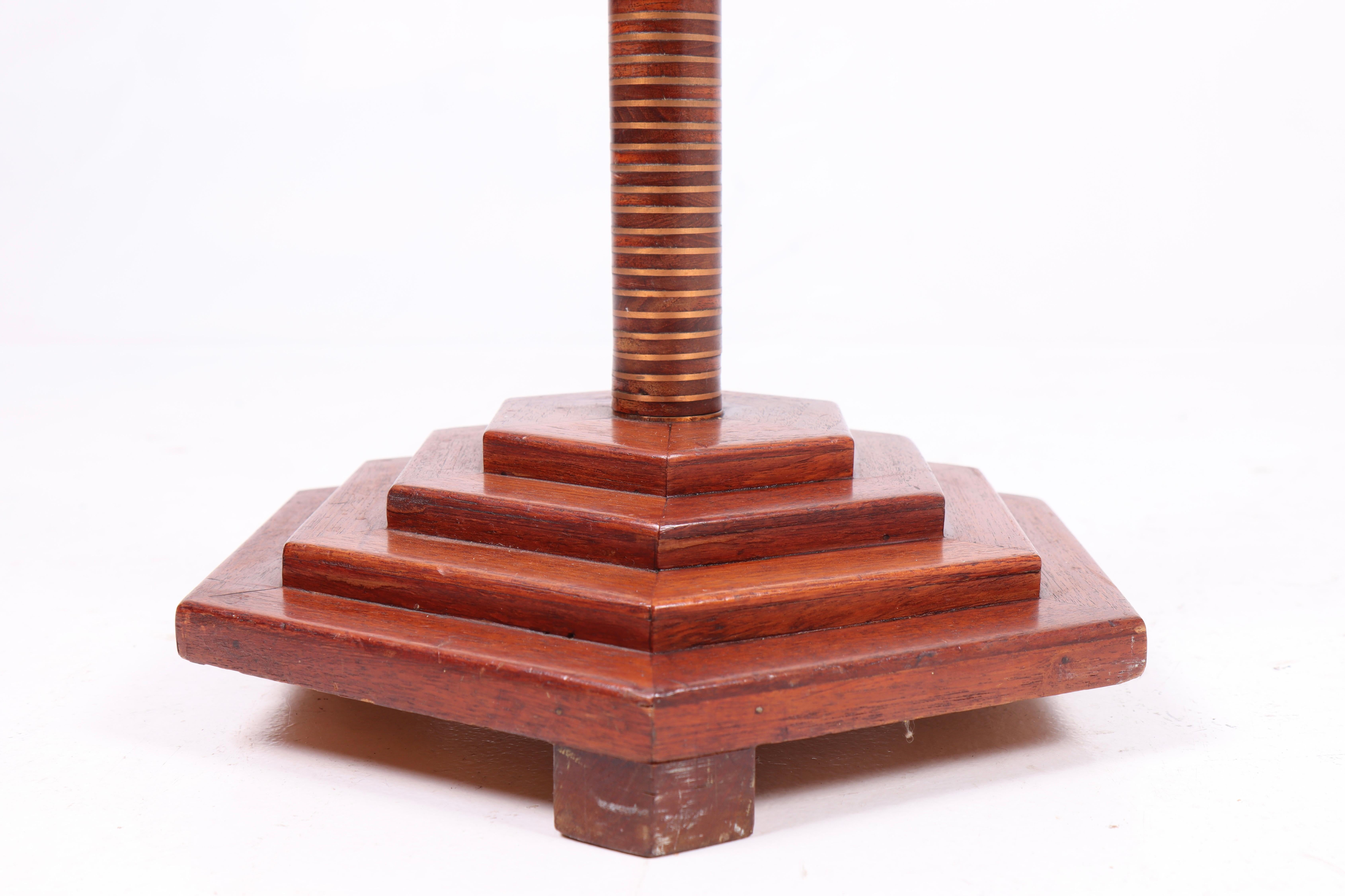 Dänische moderne Mid-Century-Stehleuchte aus Teakholz, dänisches Design, 1950er Jahre im Angebot 1