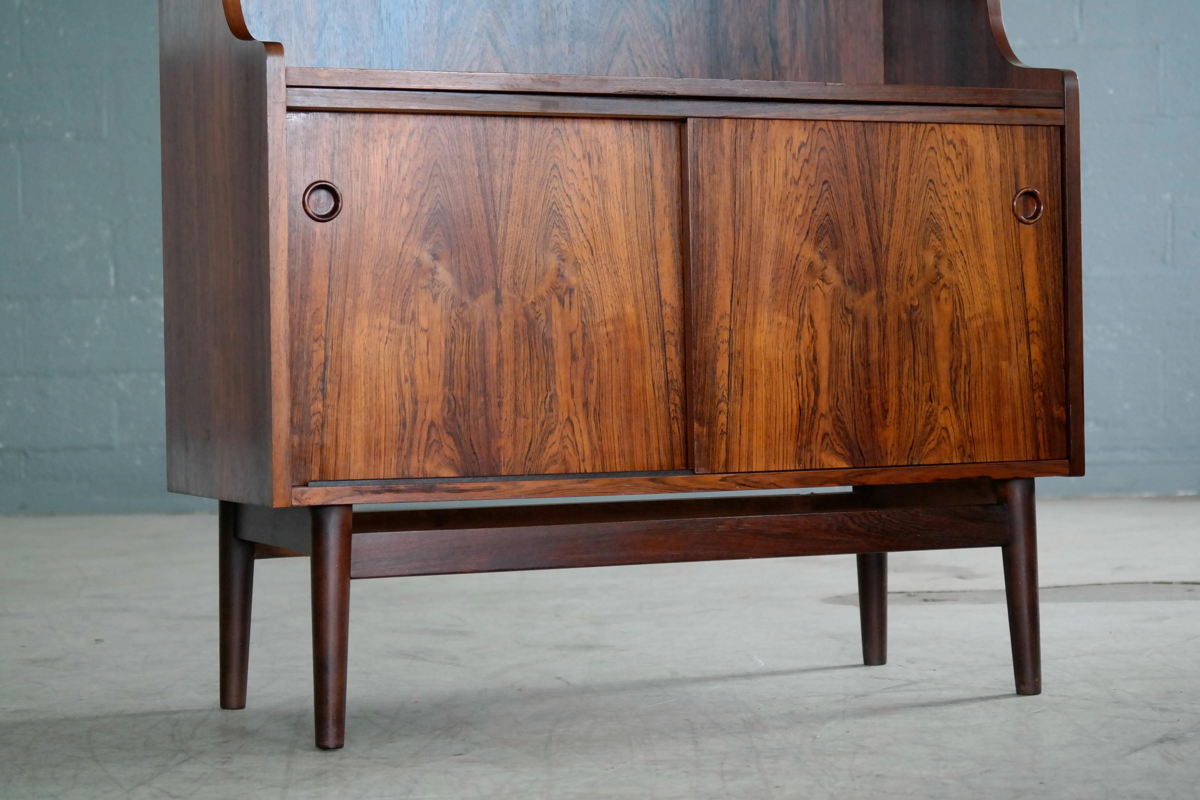 Mid-Century Modern Danish Modern Midcentury Pair of Bookcases in Rosewood by Johannes Sorth