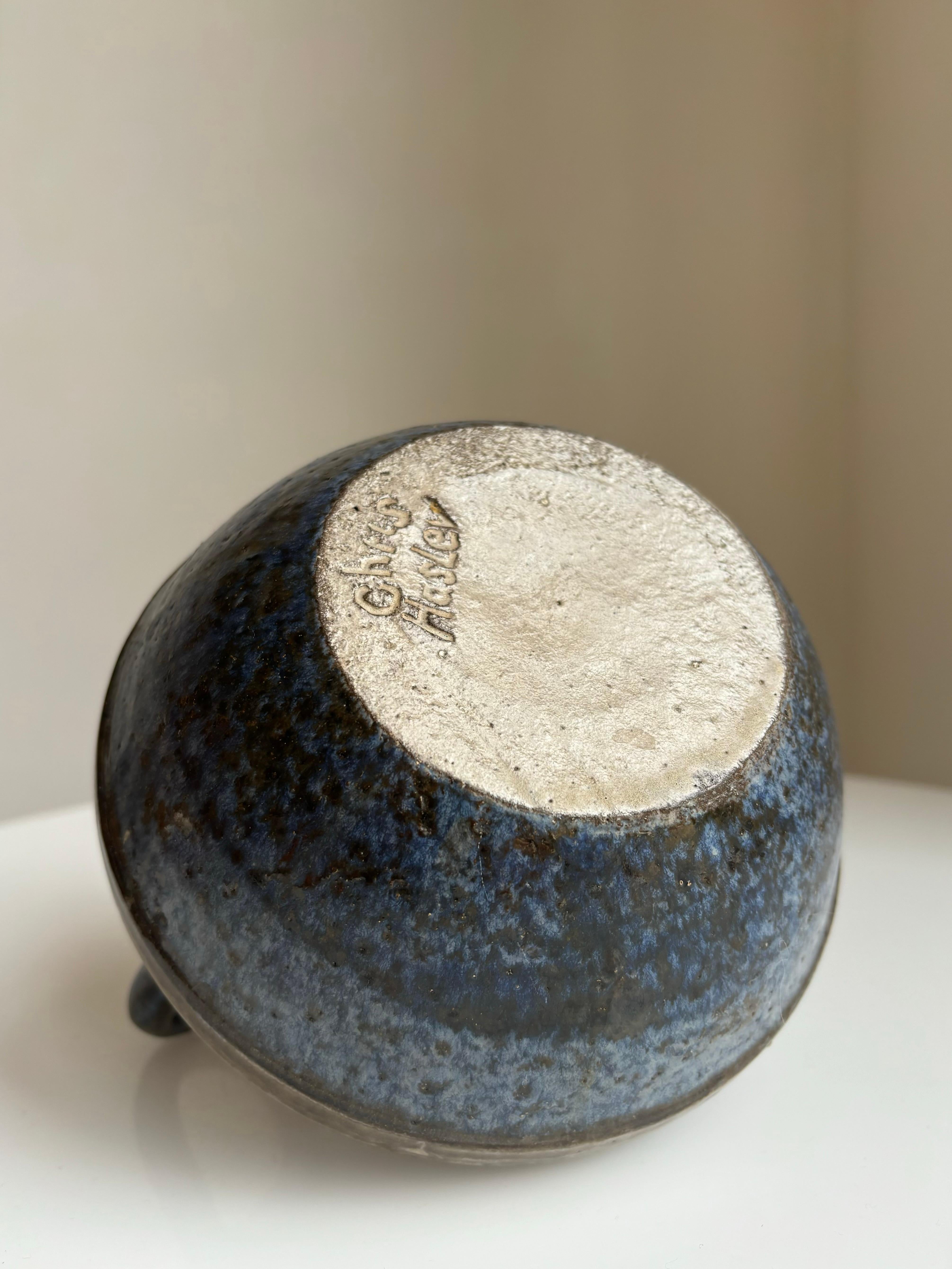 XX secolo Vaso brocca danese moderno blu notte, anni '60 in vendita