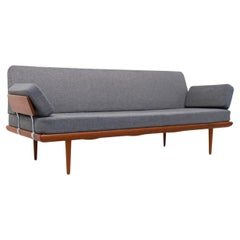 Retro Danish Modern Minerva Teak Daybed by Hvidt & Mølgaard for France & Søn, 1960s.