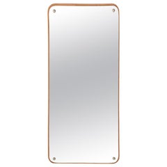 Danish Modern Mirror with Rounded Corners