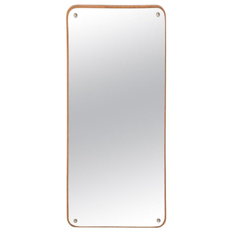 Danish Modern Mirror With Rounded Corners For At 1stdibs Danish Modern Mirror With Rounded