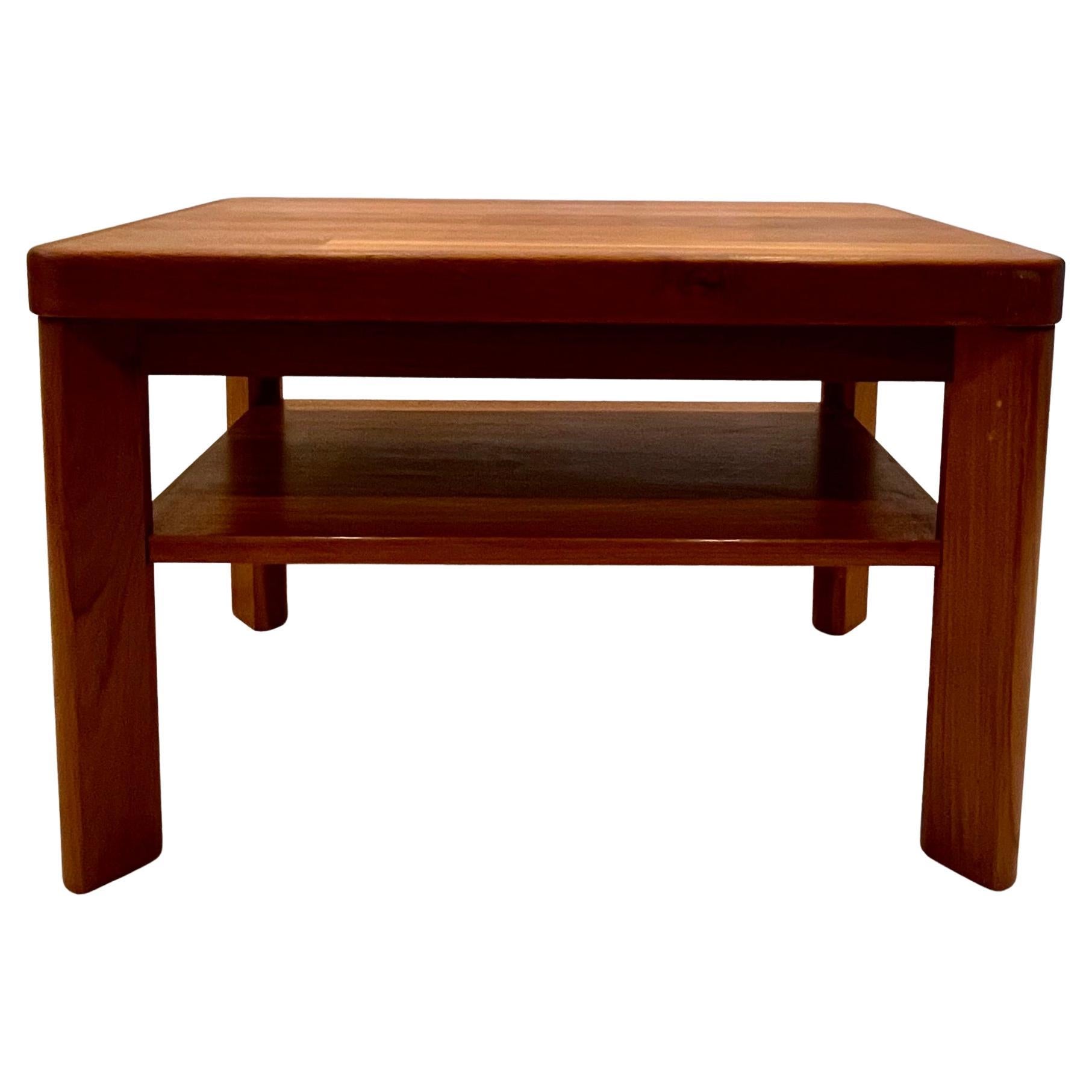 Danish Modern Mobelfabrikken Toften Teak 2-Tier End Table For Sale