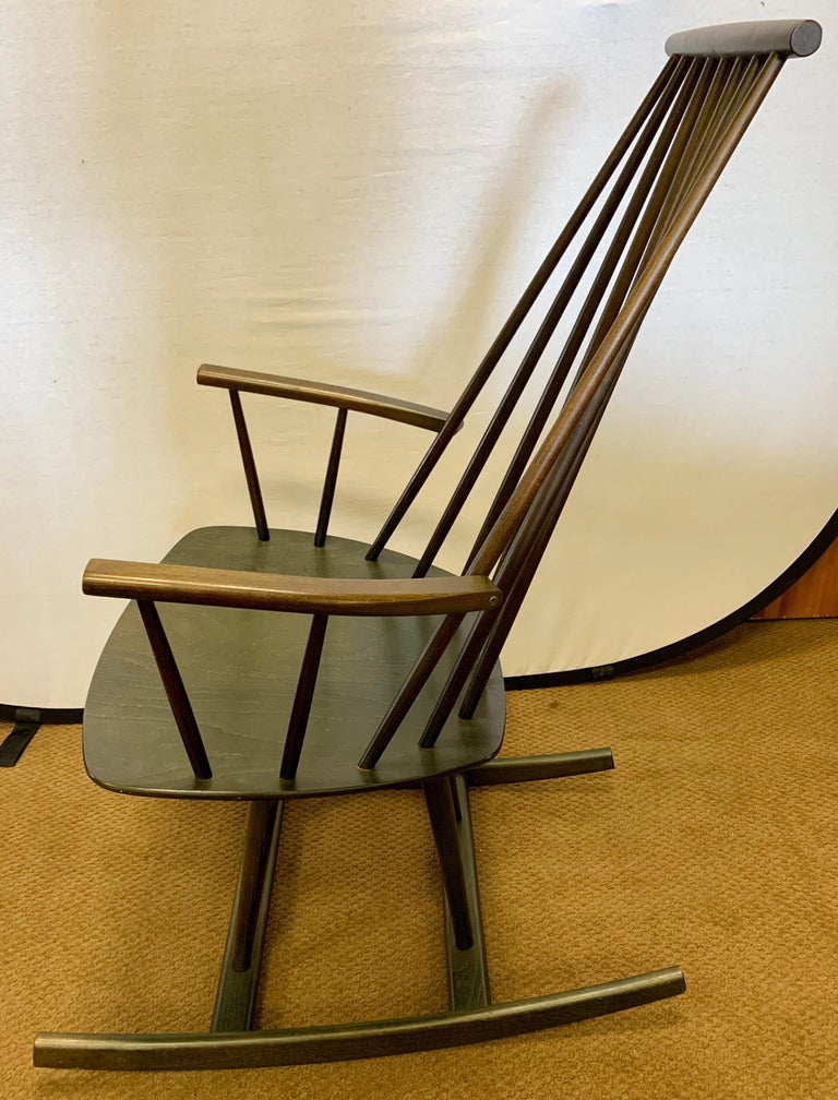 Danish Modern Möbler Rocker Rocking Chair at 1stDibs
