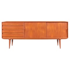 Danish Modern Model-18 Teak Credenza by Gunni Omann for Omann Jun