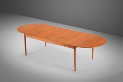 Model 227 Teak Long Extension Dining Table by Arne Vodder for Sibast, c. 1960s