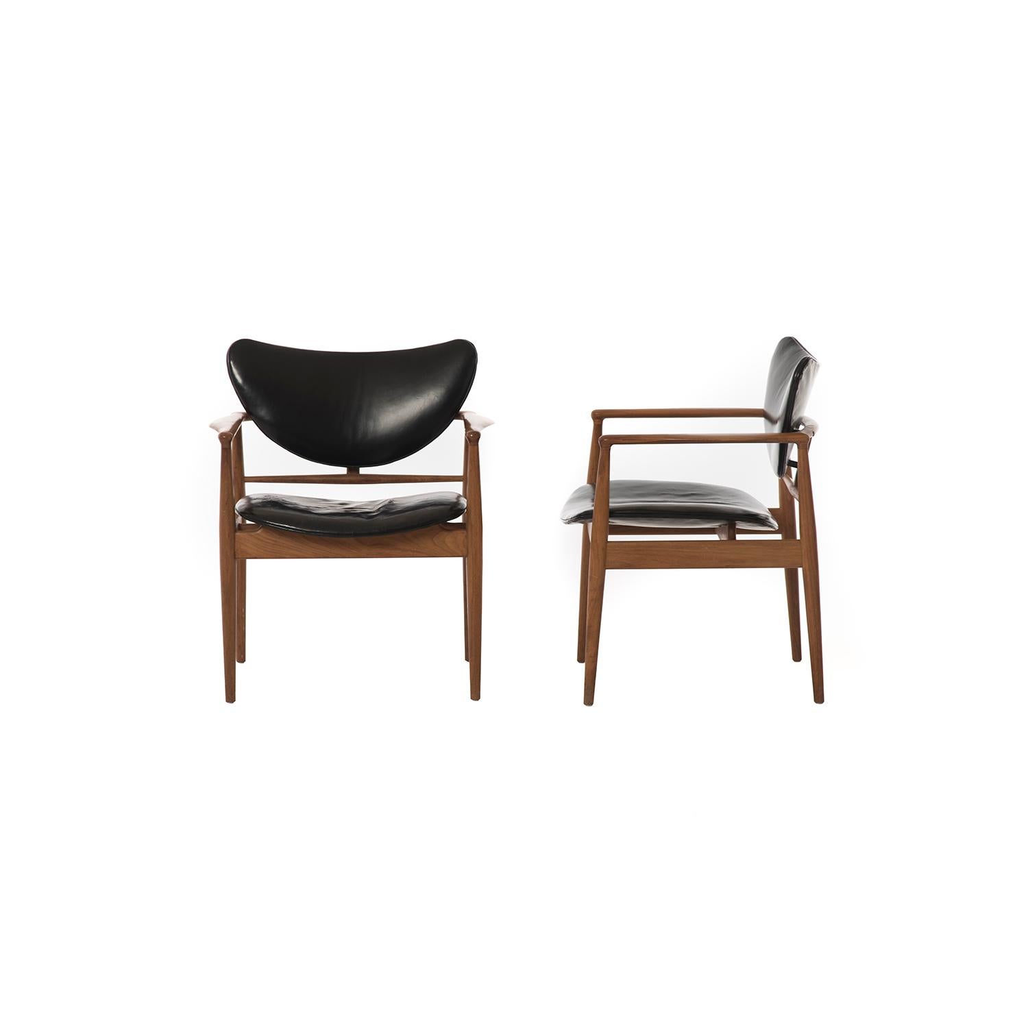 20th Century Danish Modern Model 48 Occasional Chairs by Finn Juhl