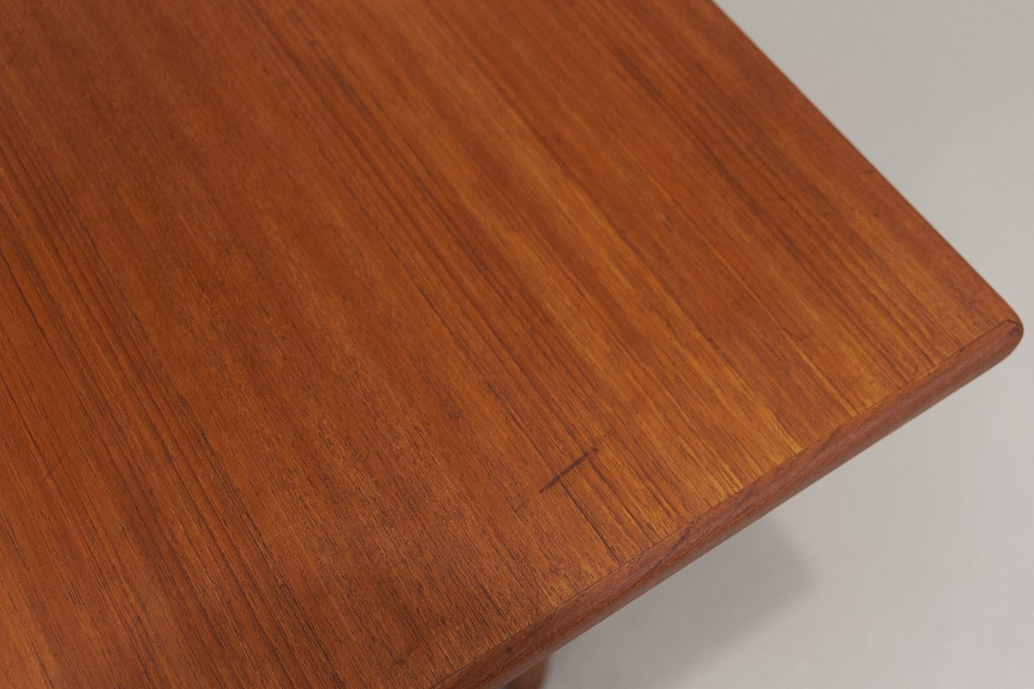 Danish Modern Model 58 Long Teak Desk by Kai Kristiansen by FM Møbler, 1960s. 7