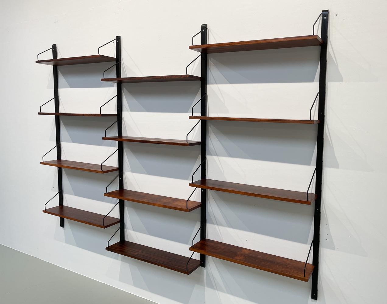 Danish Modern Modular Rosewood Wall Unit by Poul Cadovius for Cado, 1960s 7