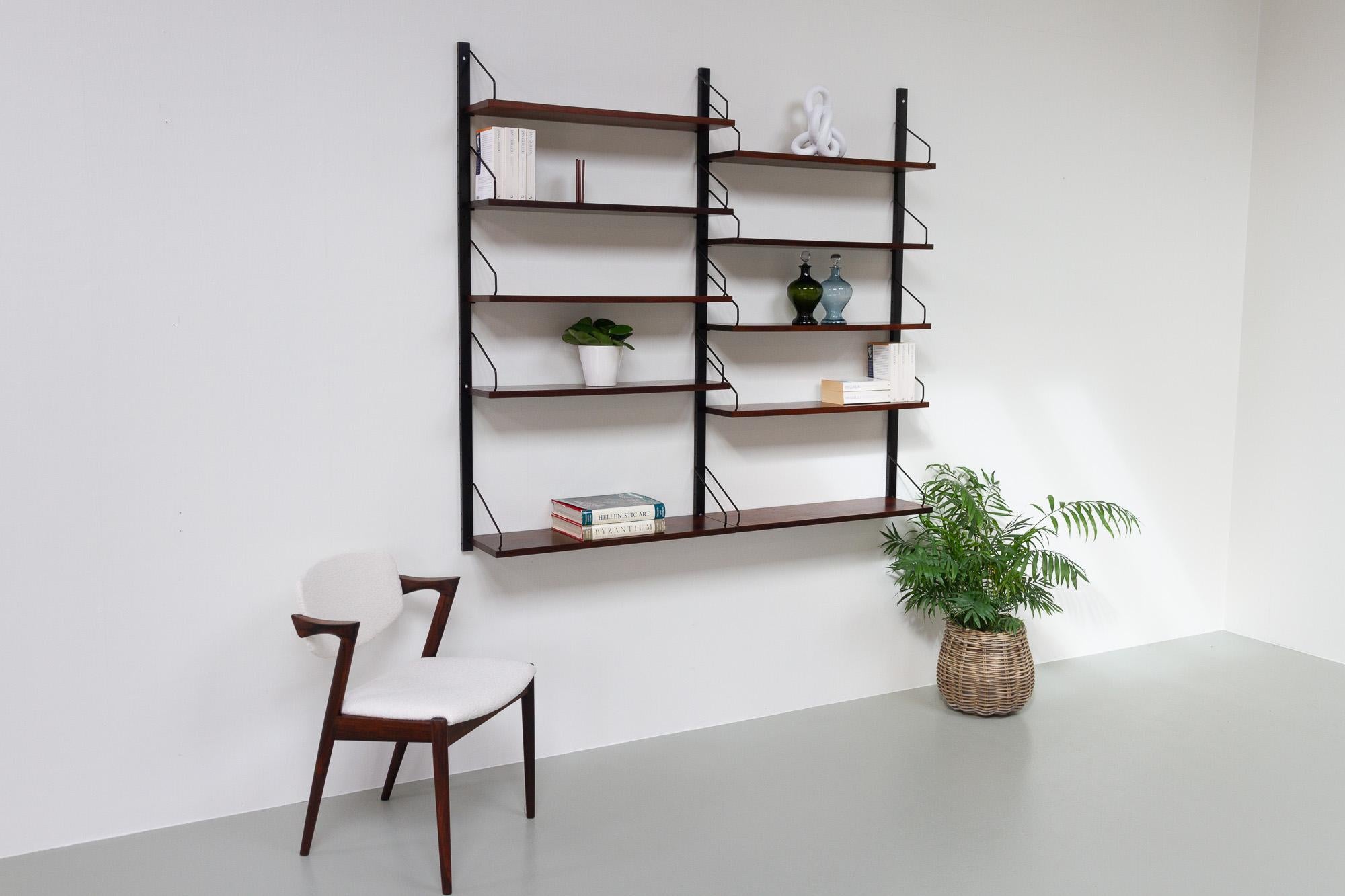 Danish Modern Modular Rosewood Wall Unit by Poul Cadovius for Cado, 1960s 8