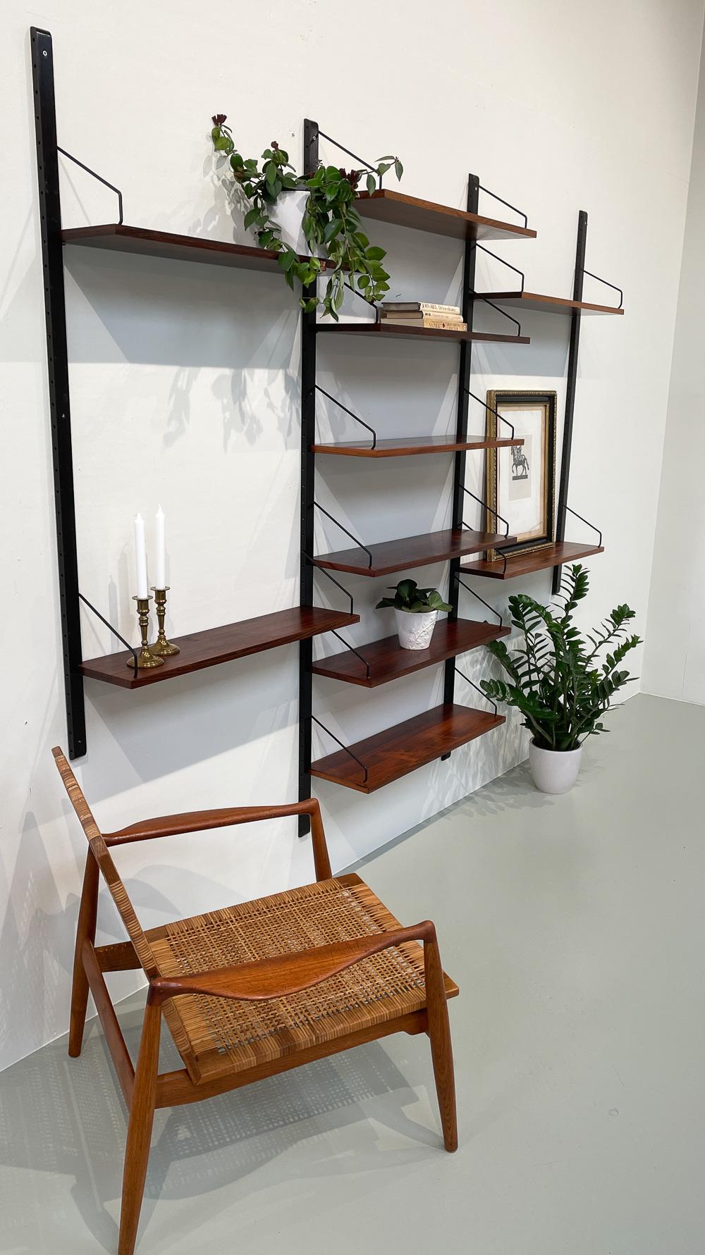 Danish Modern Modular Rosewood Wall Unit by Poul Cadovius for Cado, 1960s 10