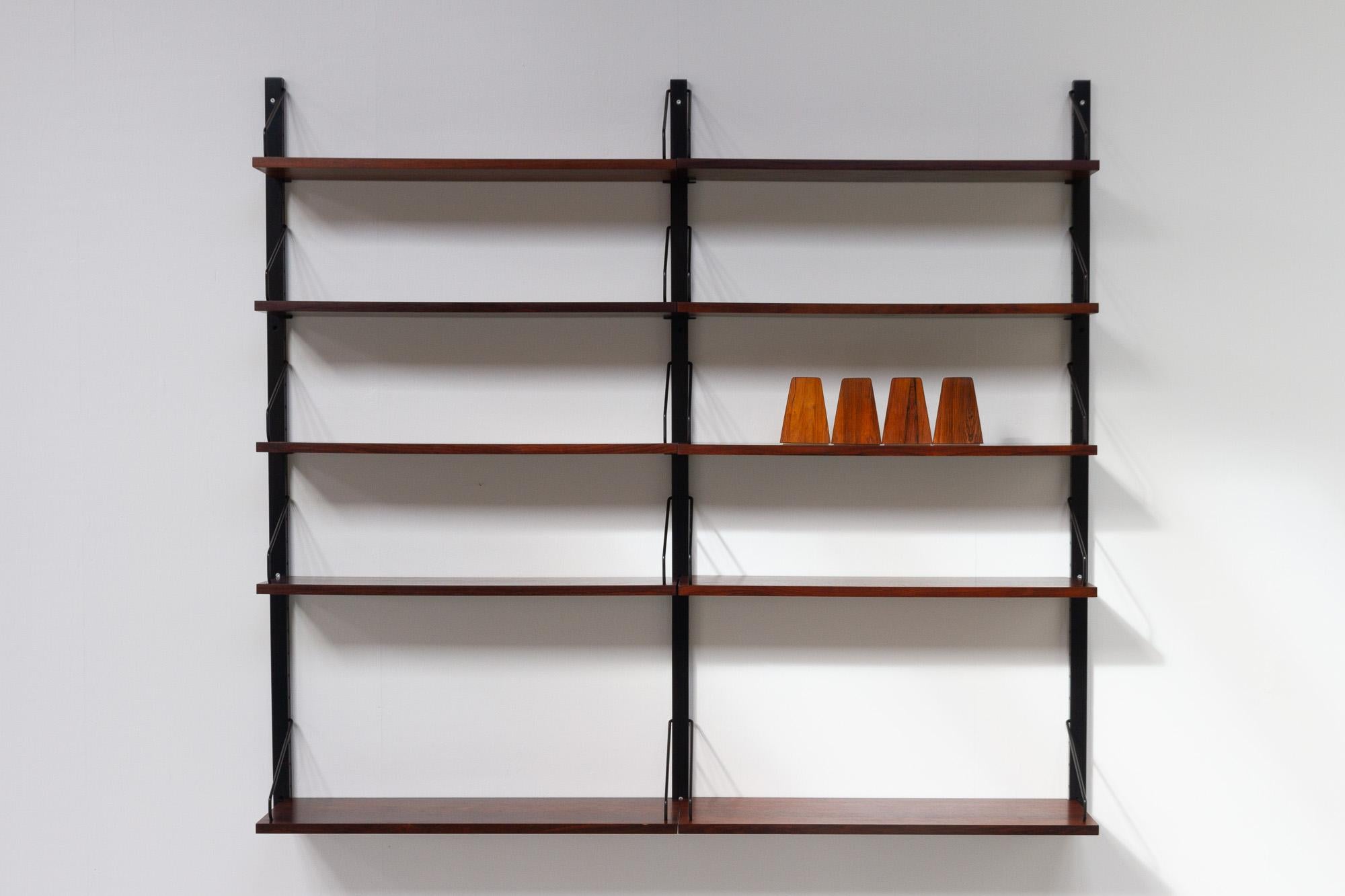 Mid-Century Modern Danish Modern Modular Rosewood Wall Unit by Poul Cadovius for Cado, 1960s