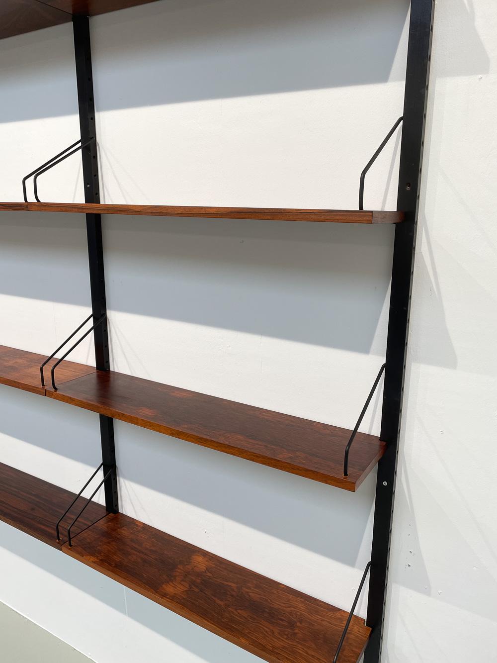 Danish Modern Modular Rosewood Wall Unit by Poul Cadovius for Cado, 1960s 3