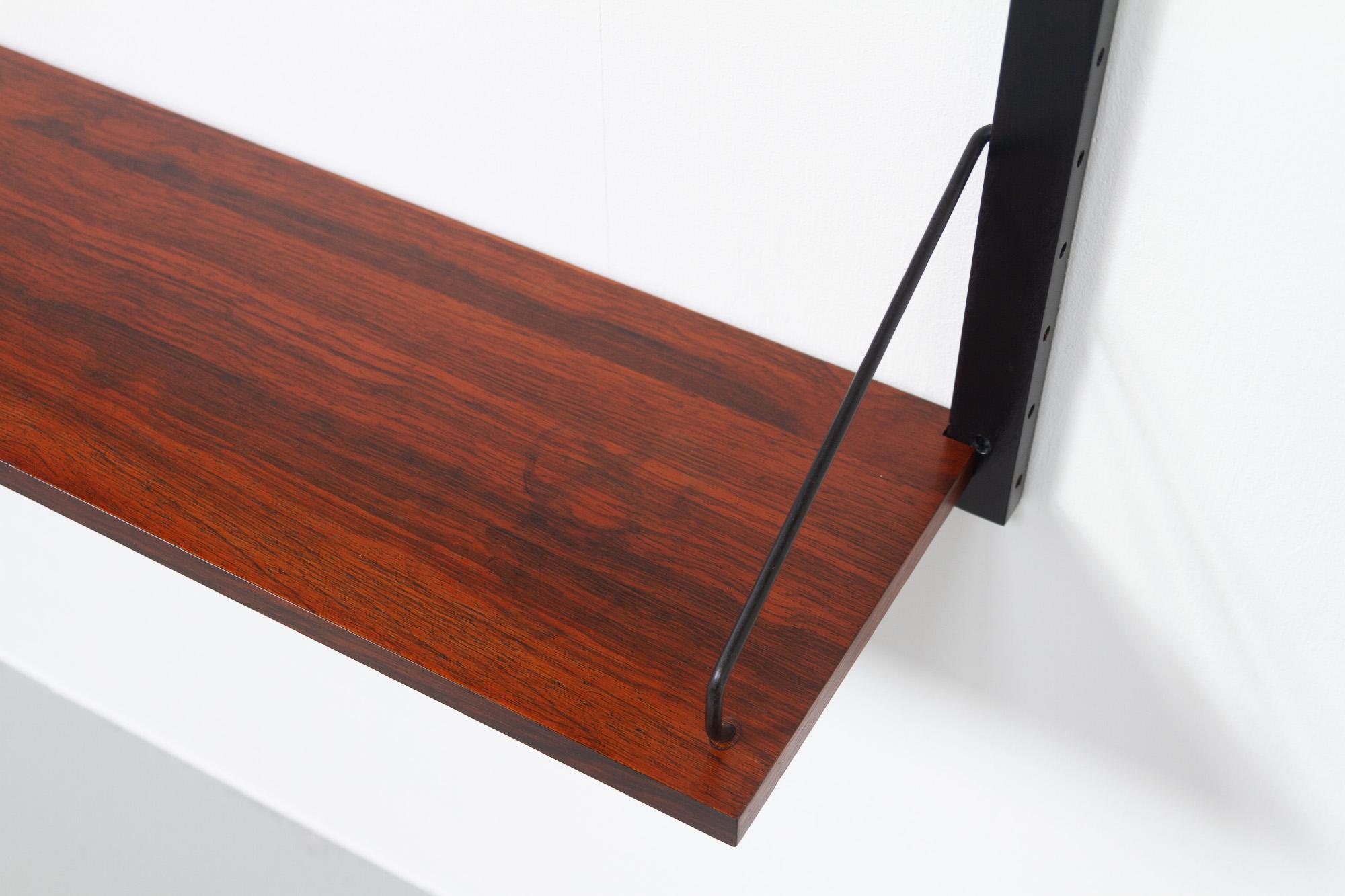 Danish Modern Modular Rosewood Wall Unit by Poul Cadovius for Cado, 1960s 4