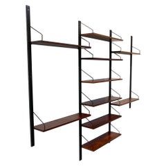 Danish Modern Modular Rosewood Wall Unit by Poul Cadovius for Cado, 1960s