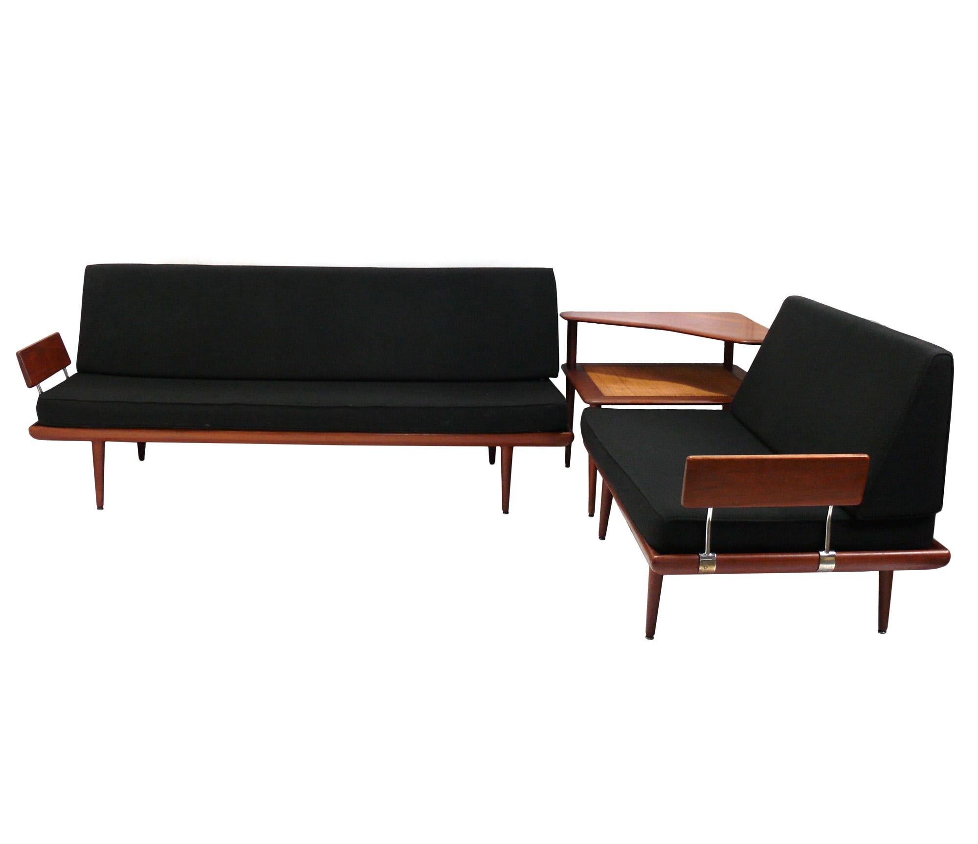 Mid-20th Century Danish Modern Modular Sofa by Peter Hvidt For Sale