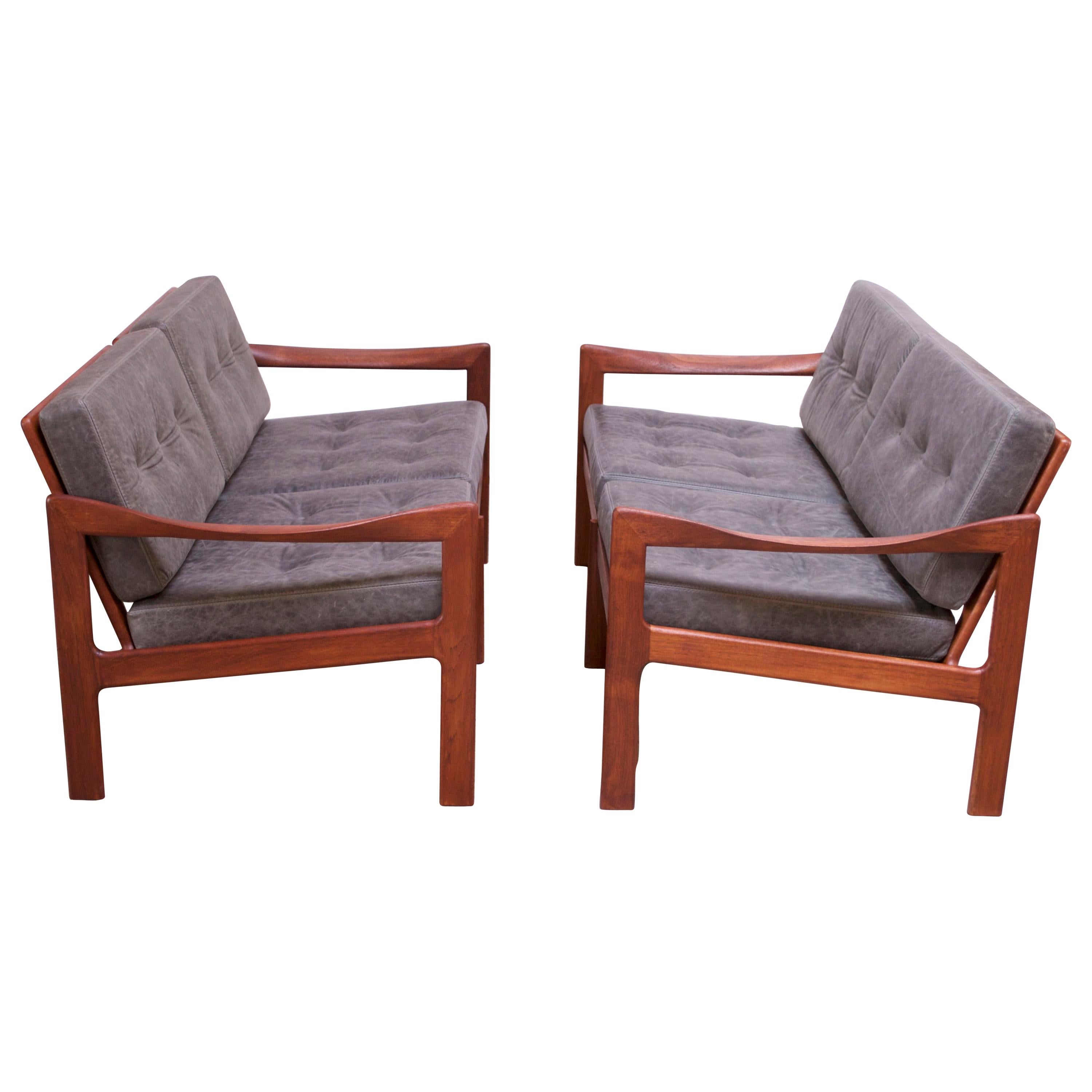 Danish Modern Modular Sofa / Living Room Suite by Illum Wikkelsø