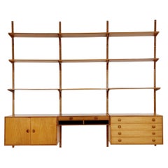 Vintage Danish modern modular teak shelving system by Hansen & Guldborg Mobler, Denmark