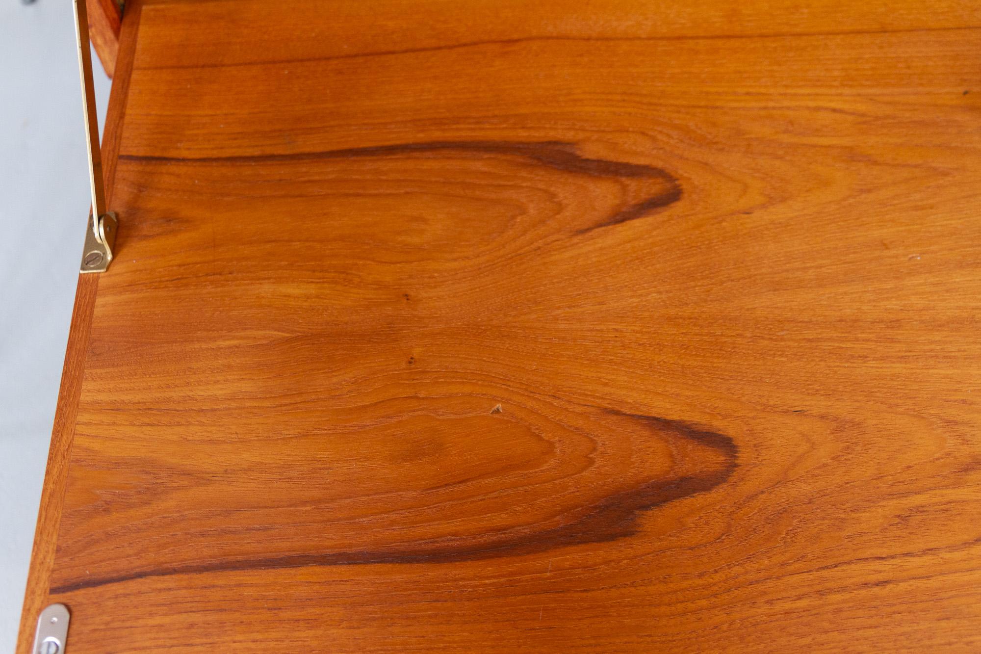 Danish Modern Modular Teak Wall Unit by Poul Cadovius for Cado, 1960s 10