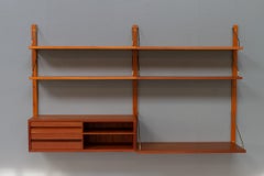 Danish Modern Modular Teak Wall Unit by Poul Cadovius for Cado 1960s
