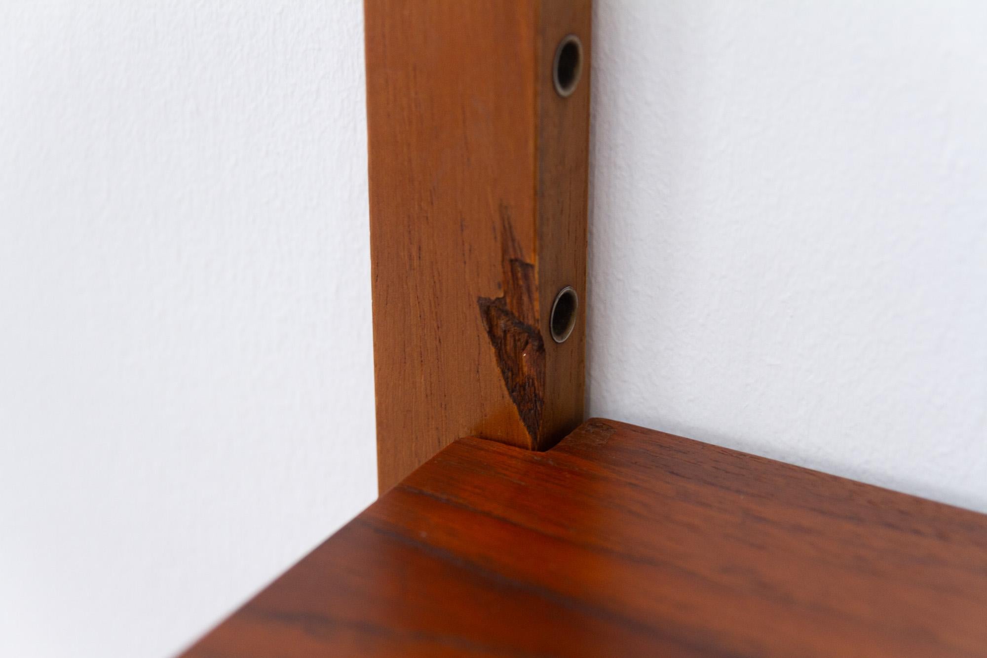 Modularer dänischer Wandschrank aus Teakholz von Poul Cadovius für Cado, 1960er Jahre 3