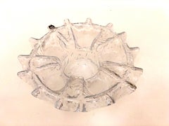 Portavelas Votivo Volcán 5 Luces de Vidrio Moldeado Muurla de Finlandia, Danés y Moderno