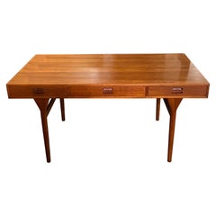 Bureau danois moderne en teck Nanna Ditzel, Danemark, annes 1960