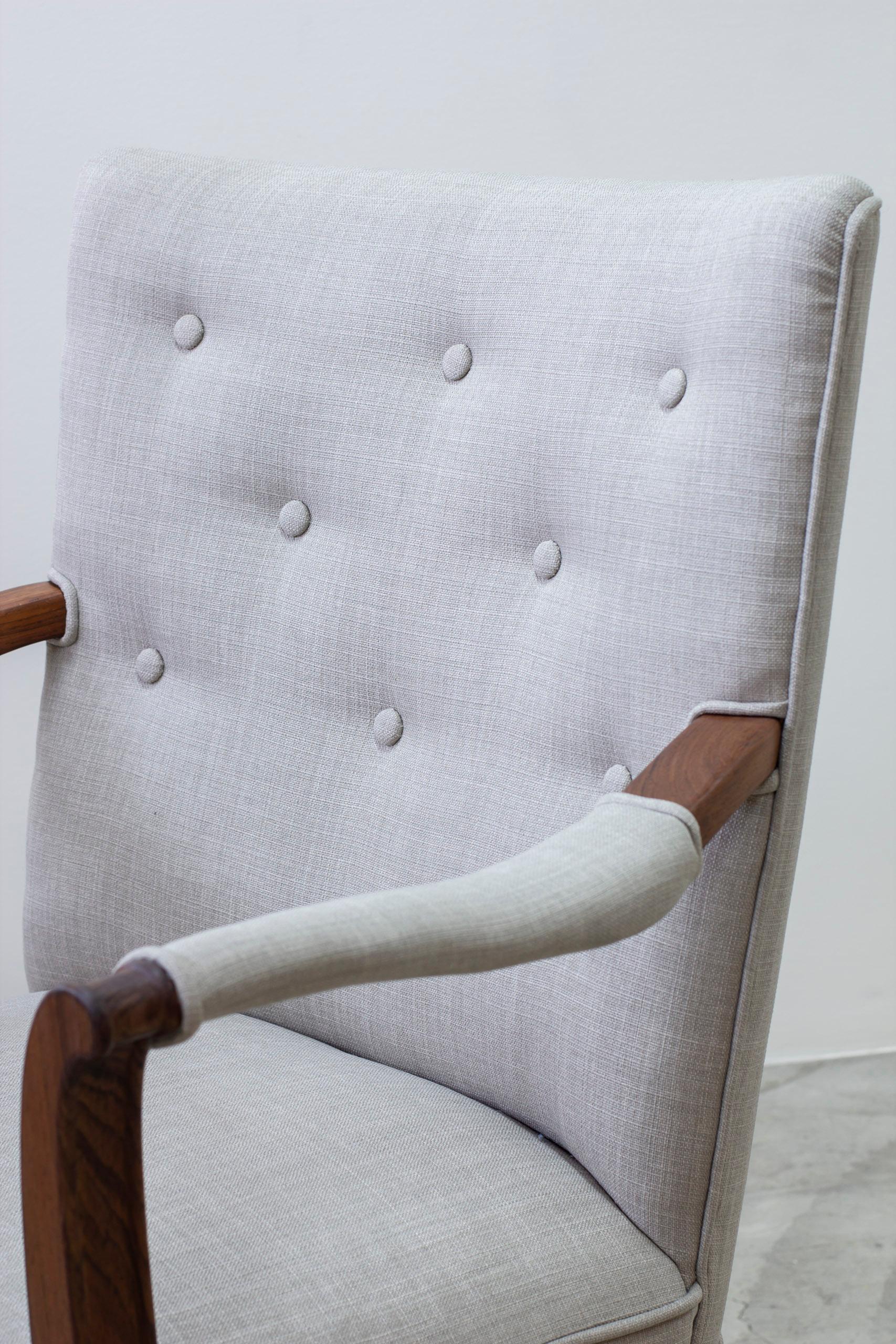 Danish modern/neoclassical Lounge chairs by Lysberg & Hansen, Denmark 1930-40s For Sale 3