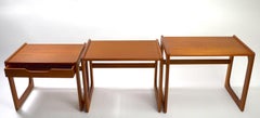 Danish Modern Nesting Tables in Teak attributed to Dyrlund