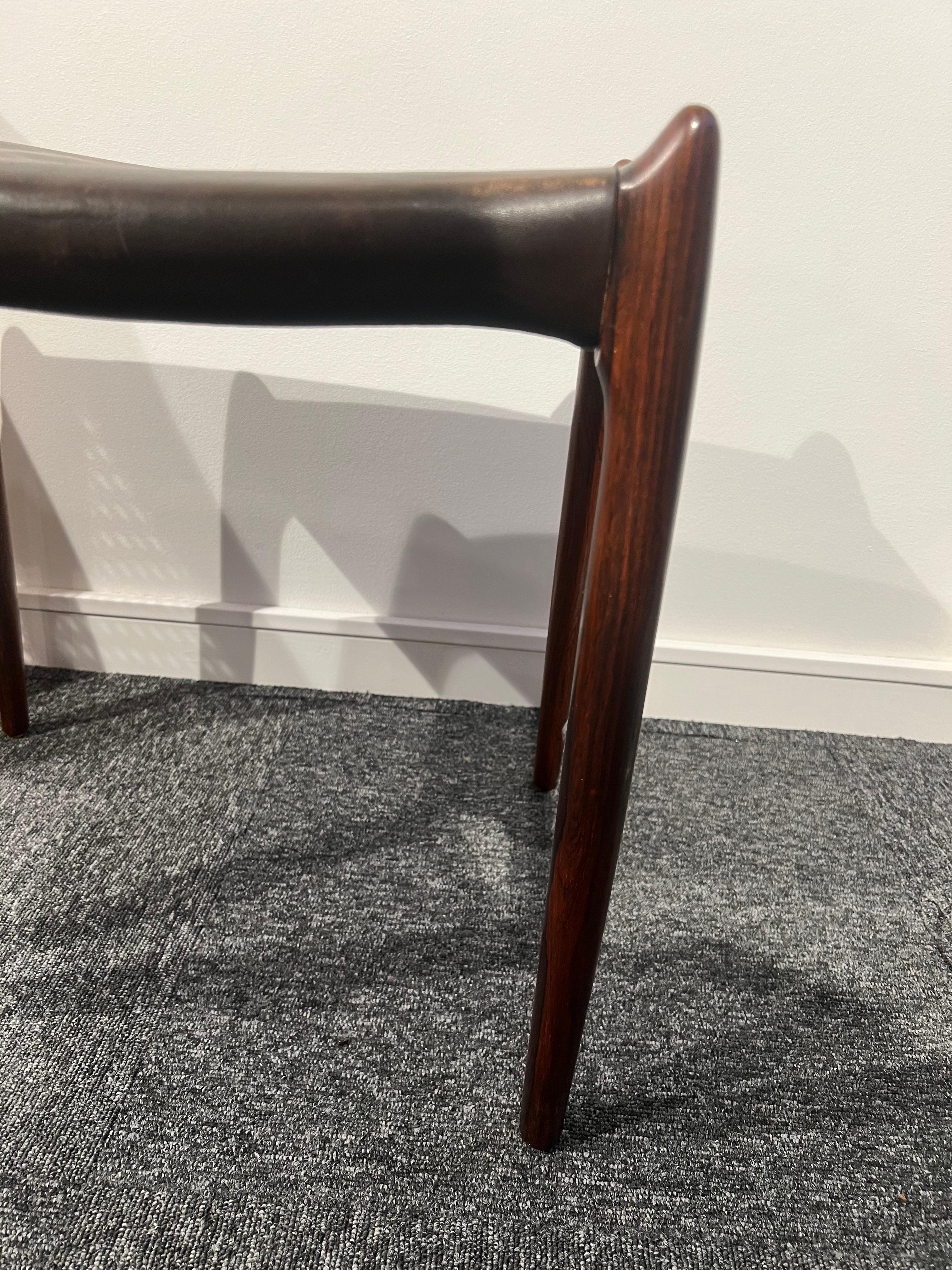 XIXe siècle Tabouret moderne danois Niels O. Moller modèle 78a en vente