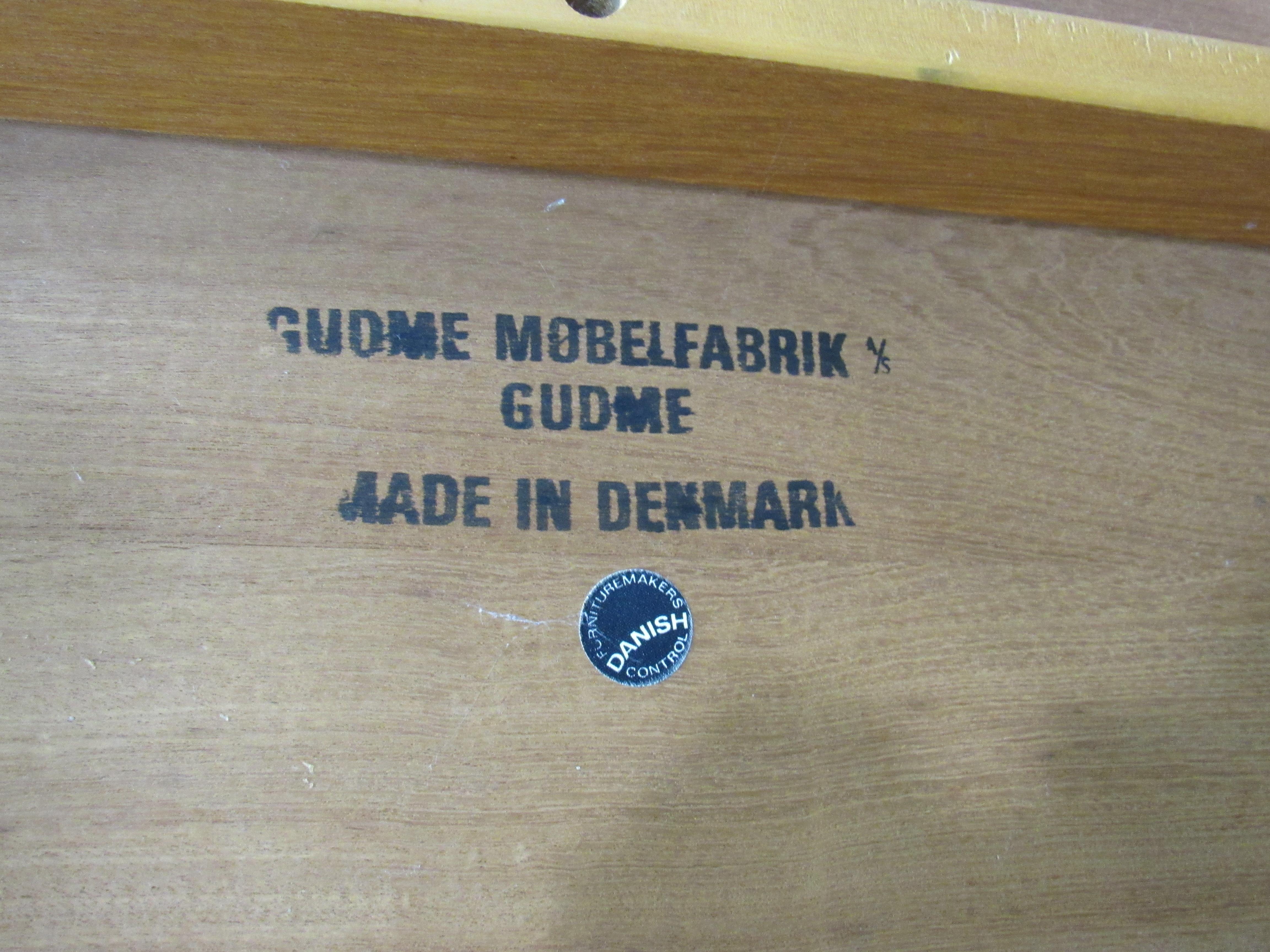 Danish Modern Niels Otto Møller for Gudme Teak Extension Trestle Dining Table 15