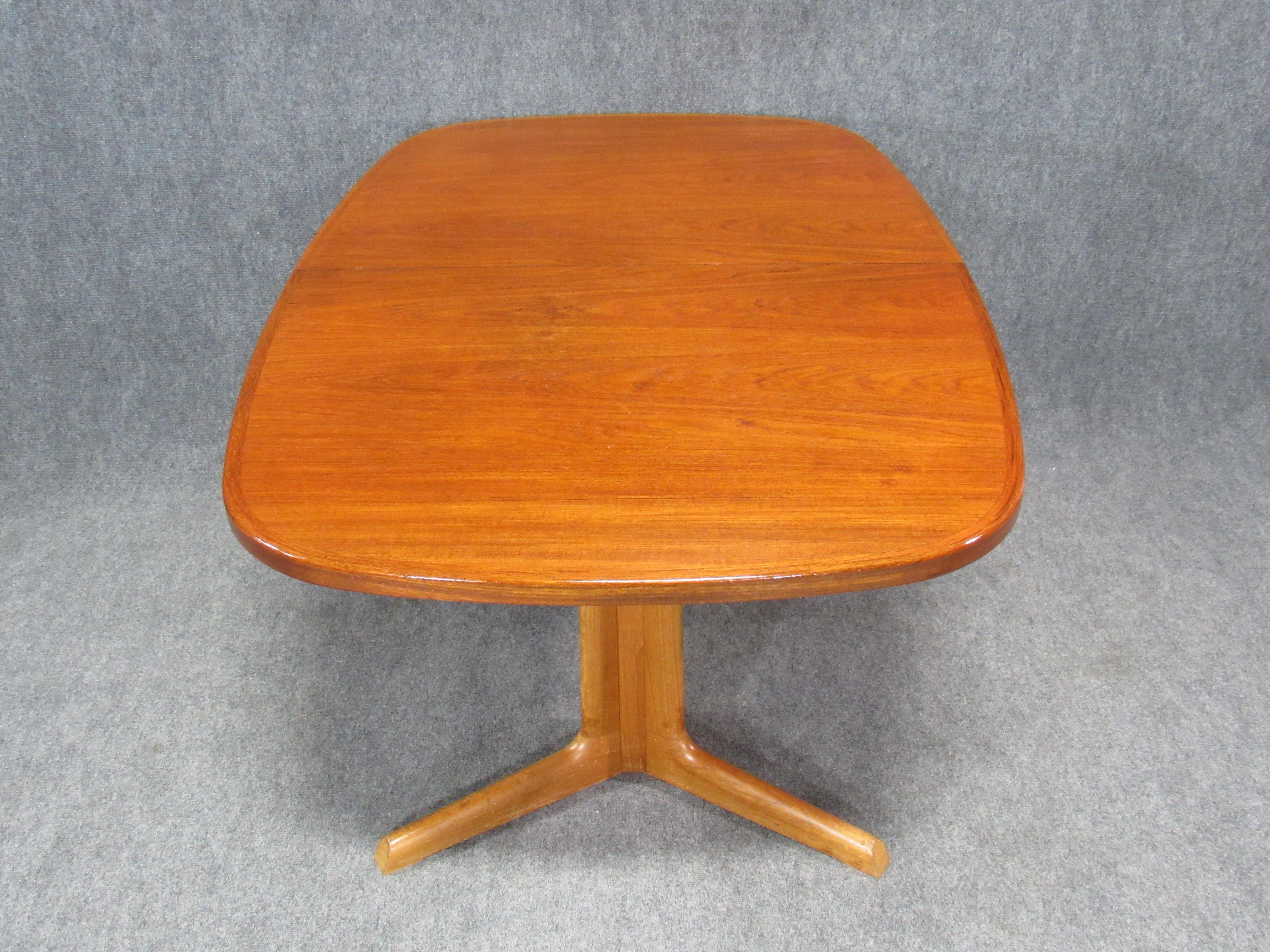 Mid-20th Century Danish Modern Niels Otto Møller for Gudme Teak Extension Trestle Dining Table