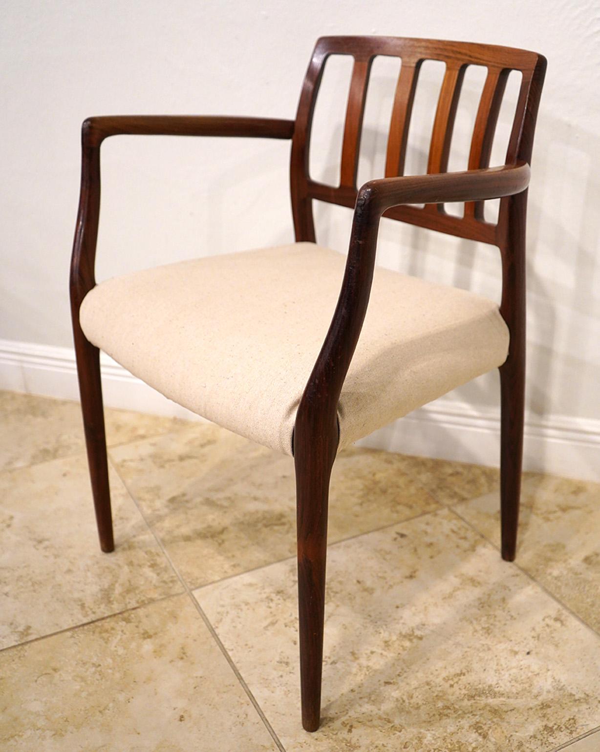 Danish Modern Niels Otto Moller Set of 4 Dining Chairs For Sale 4