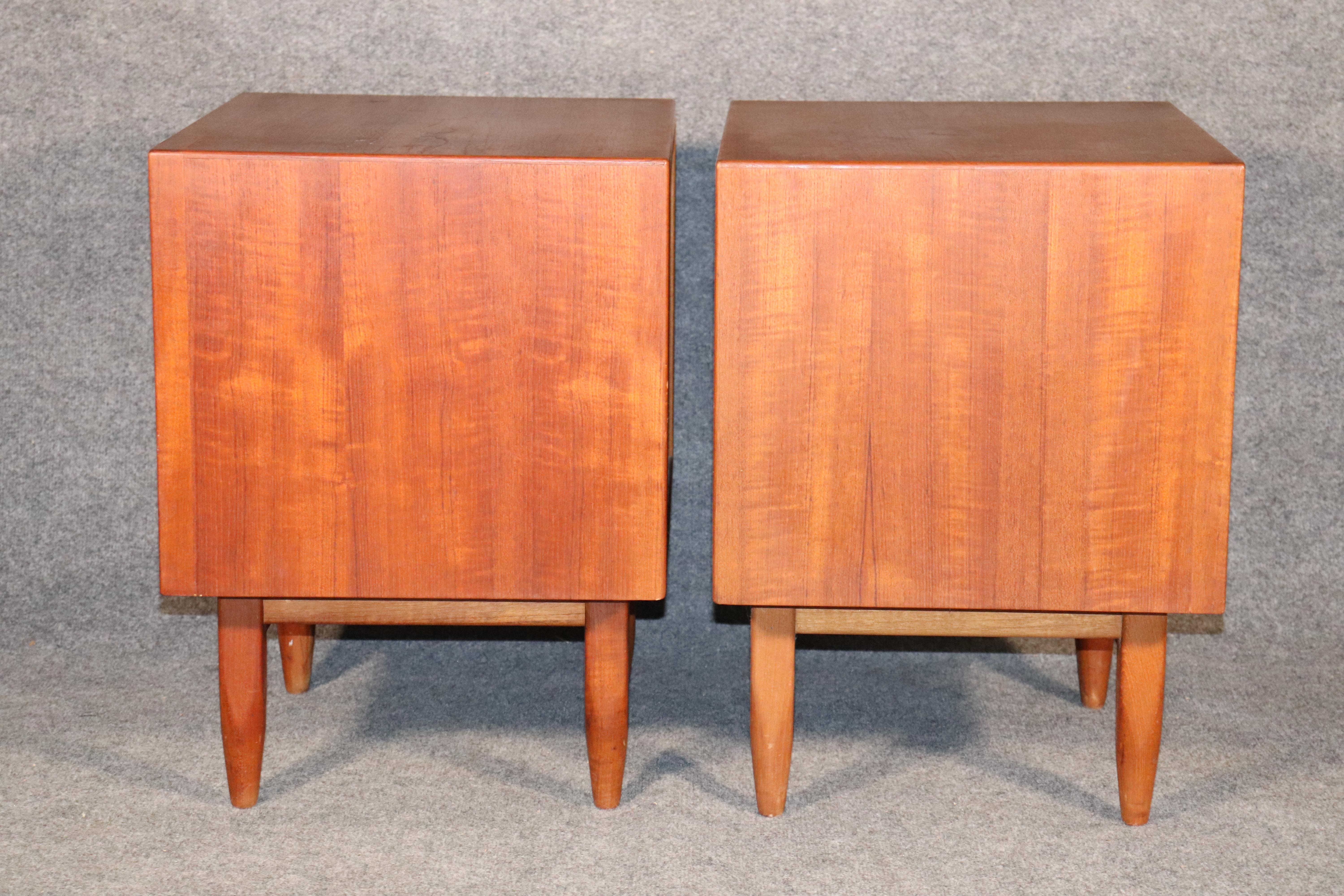 Danish Modern Nightstands by Falster For Sale 1