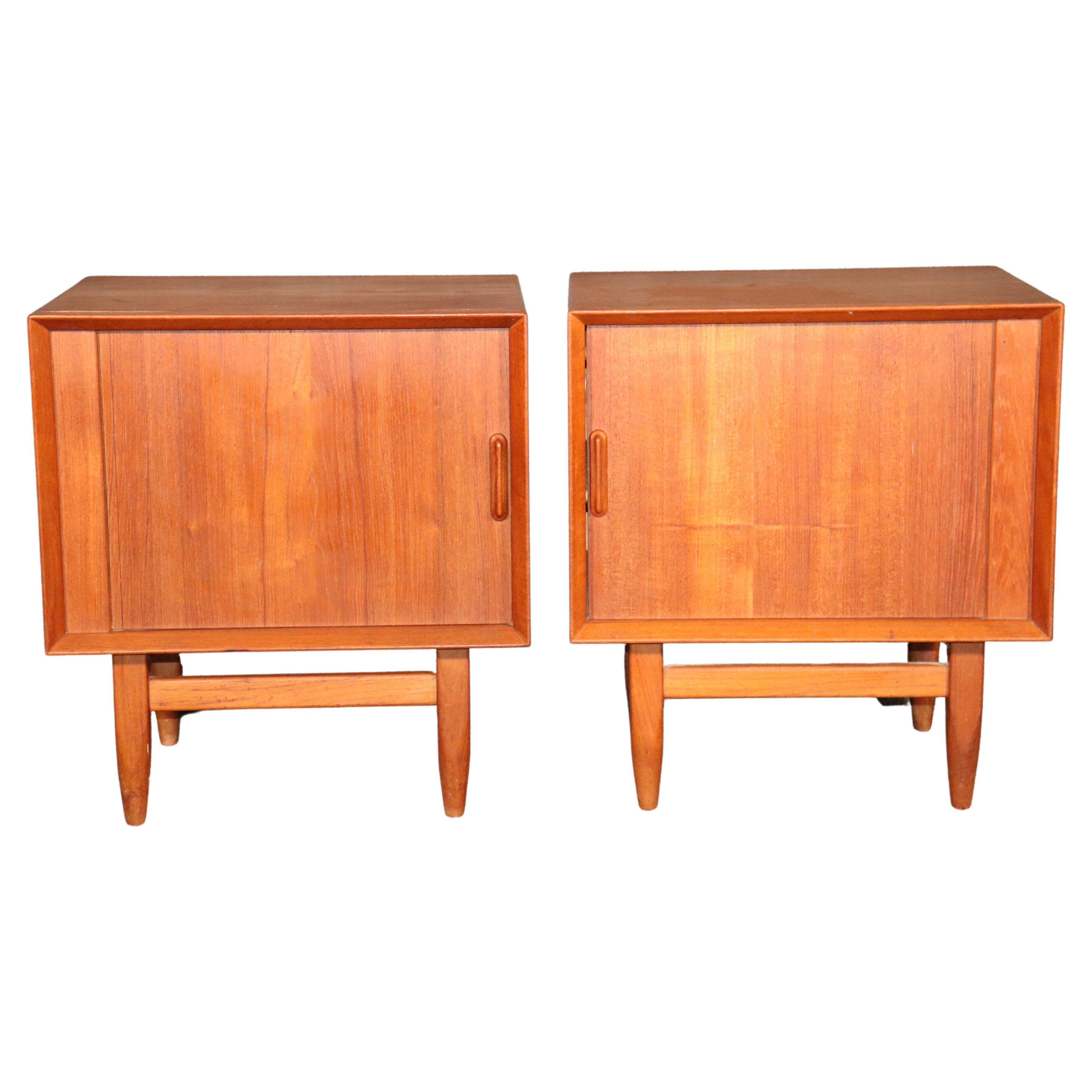 Danish Modern Nightstands by Falster For Sale
