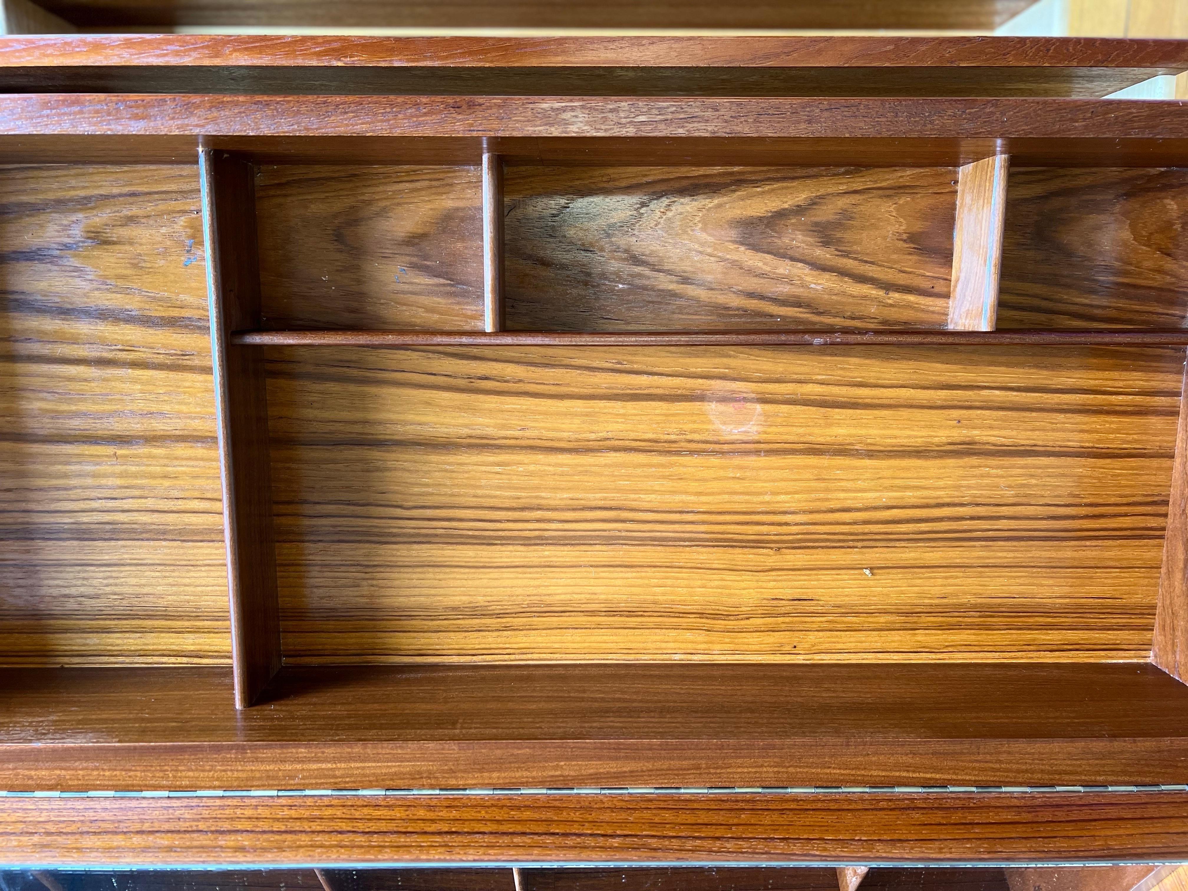 Danish Modern Nils Jonsson Rare Teak Dressing Table Vanity 3
