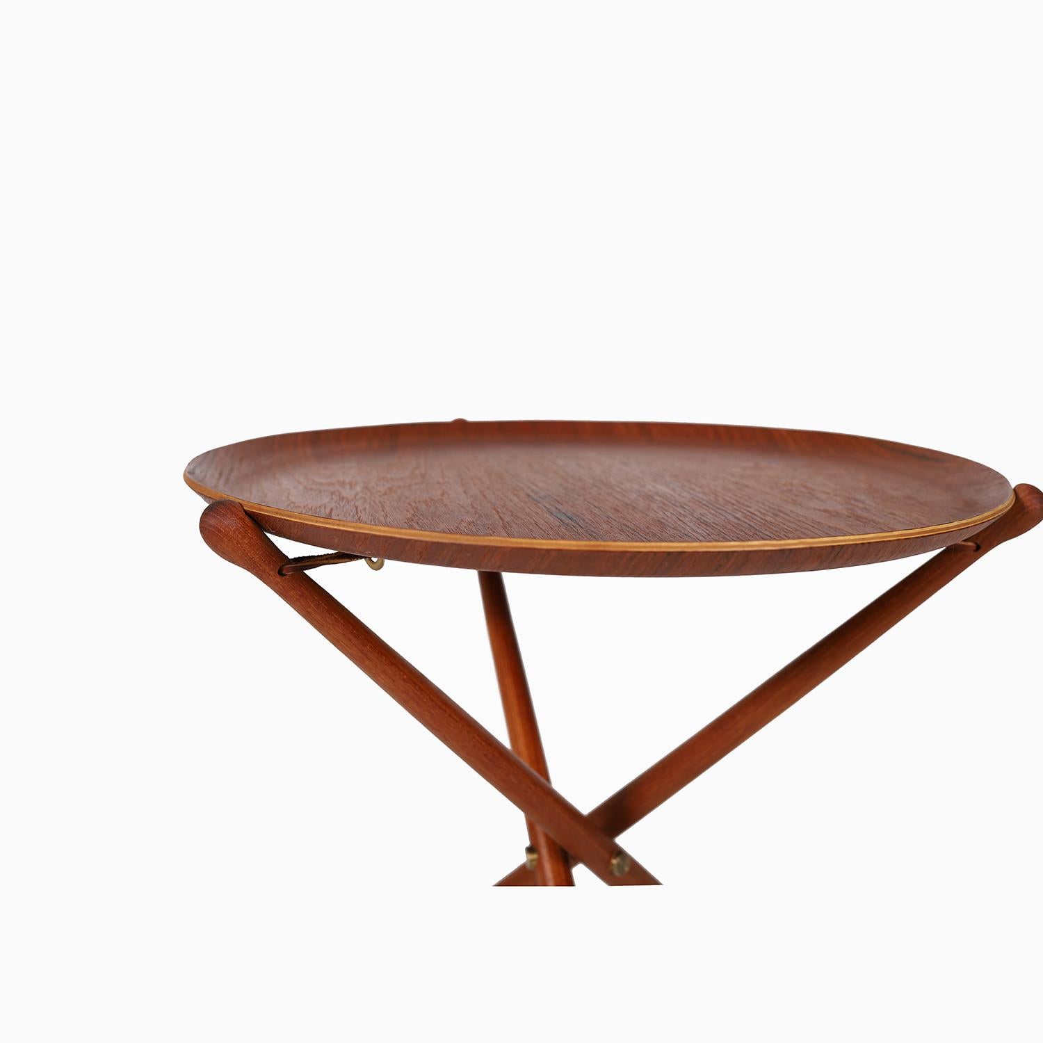 Danish Modern Nils Trautner Folding Table In Good Condition In Minneapolis, MN
