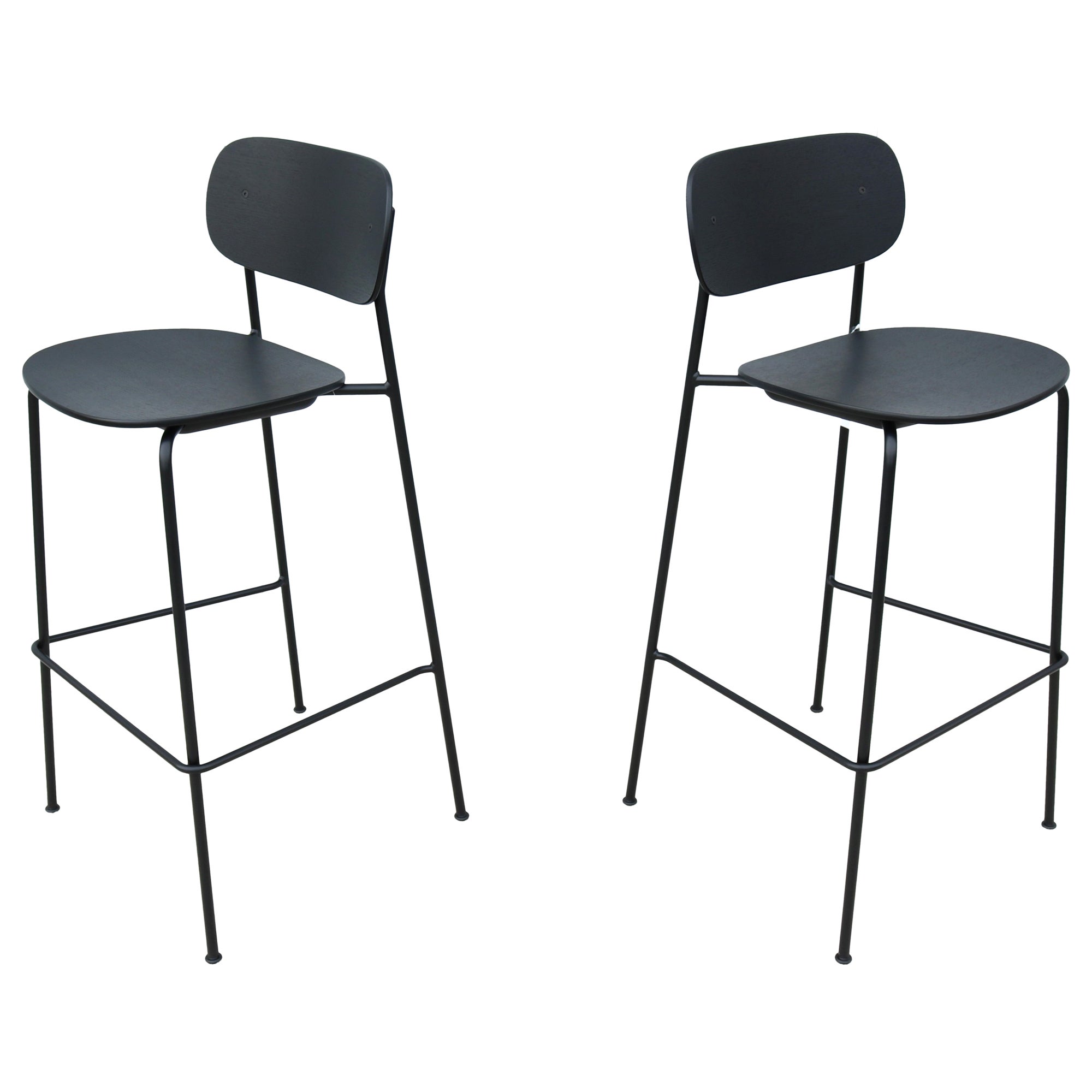 Dänische Barhocker der Moderne Norm Architects für Audo Copenhagen Co, brandneu, Paar im Angebot