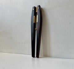 Danish Modern Nutcracker in Rosewood and Brass by Poul Knudsen, 1960s