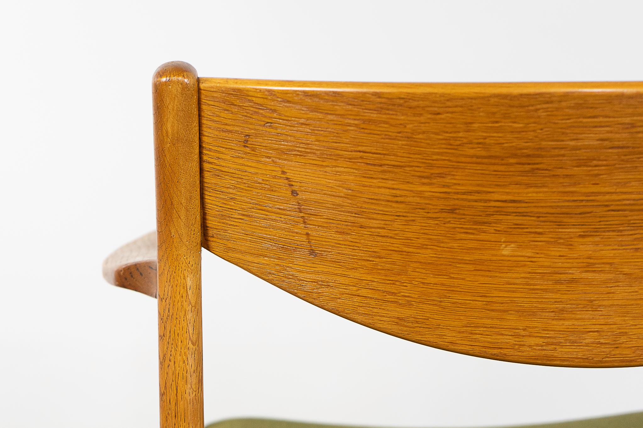 Danish Modern Oak Armchair For Sale 5