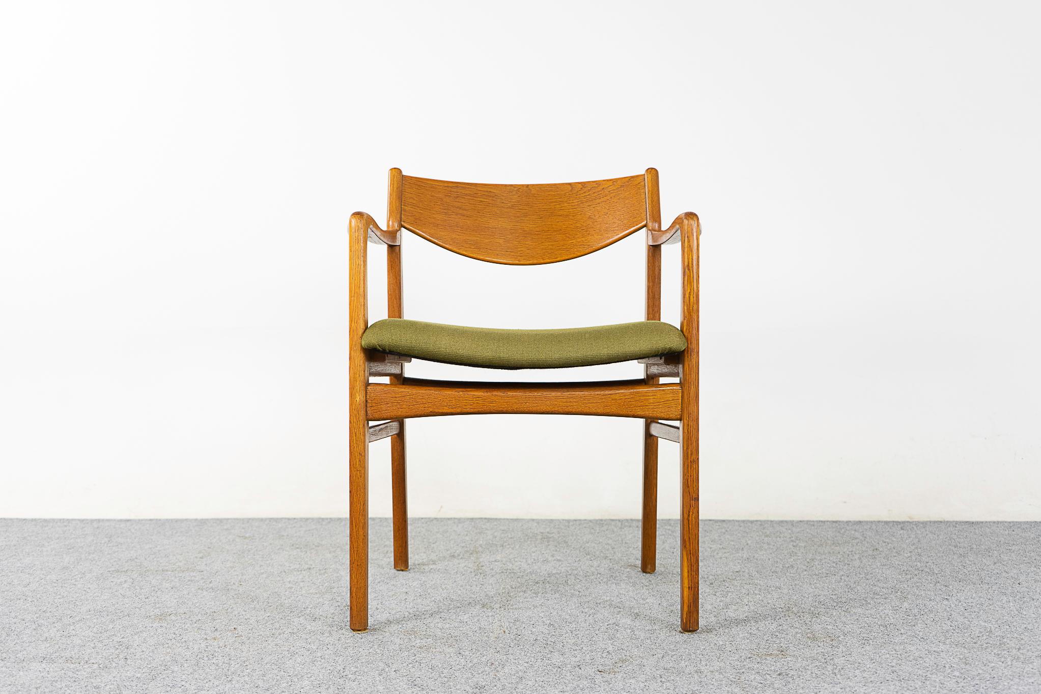 Danish Modern Oak Armchair For Sale 1