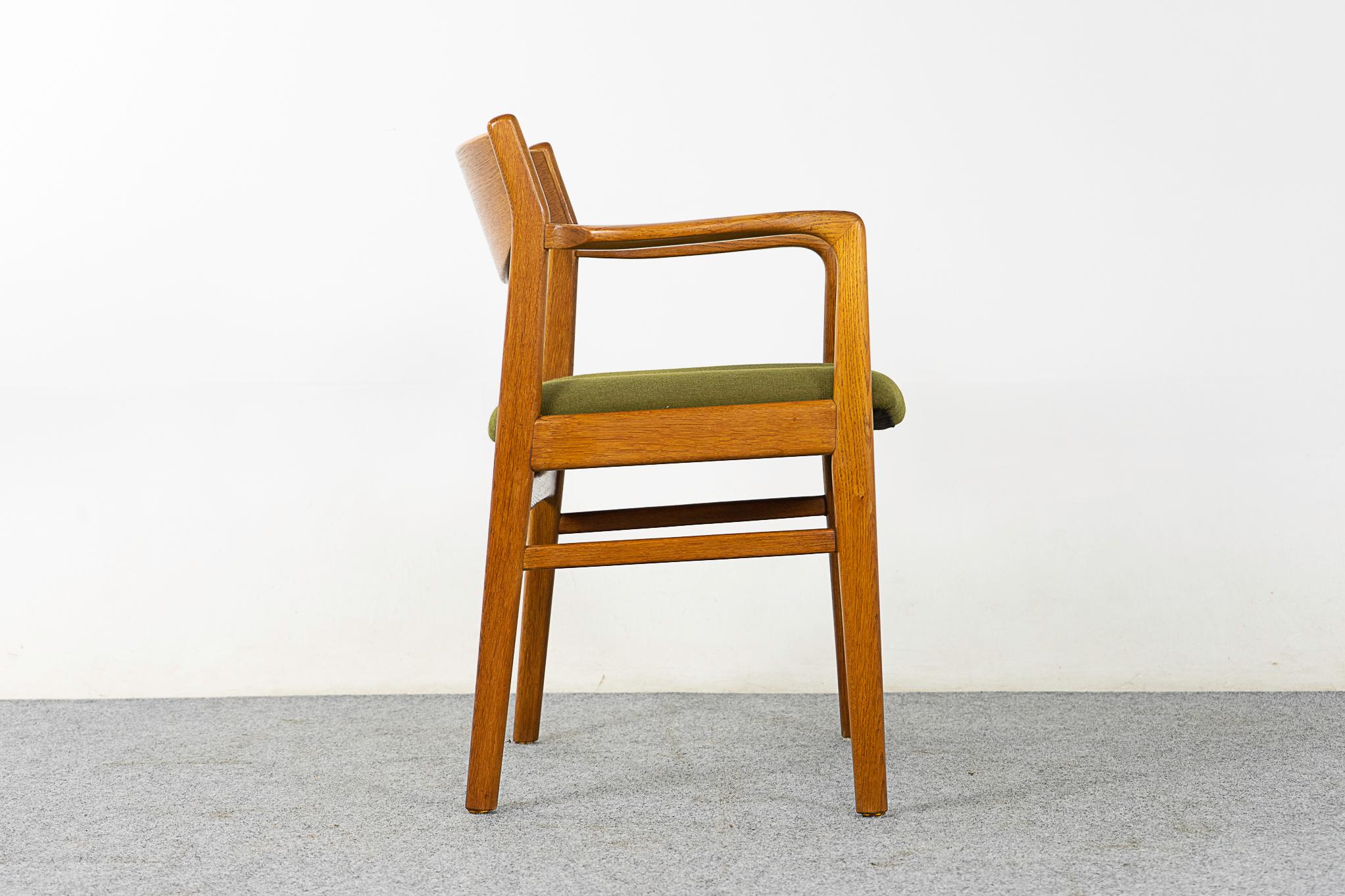 Danish Modern Oak Armchair For Sale 3