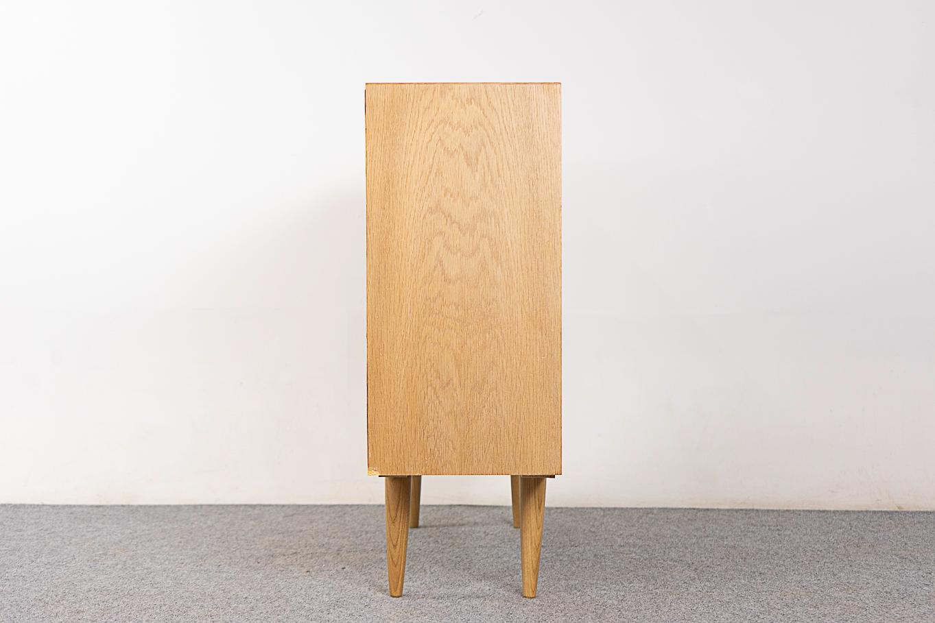 Danish Modern Oak Bookcase For Sale 4