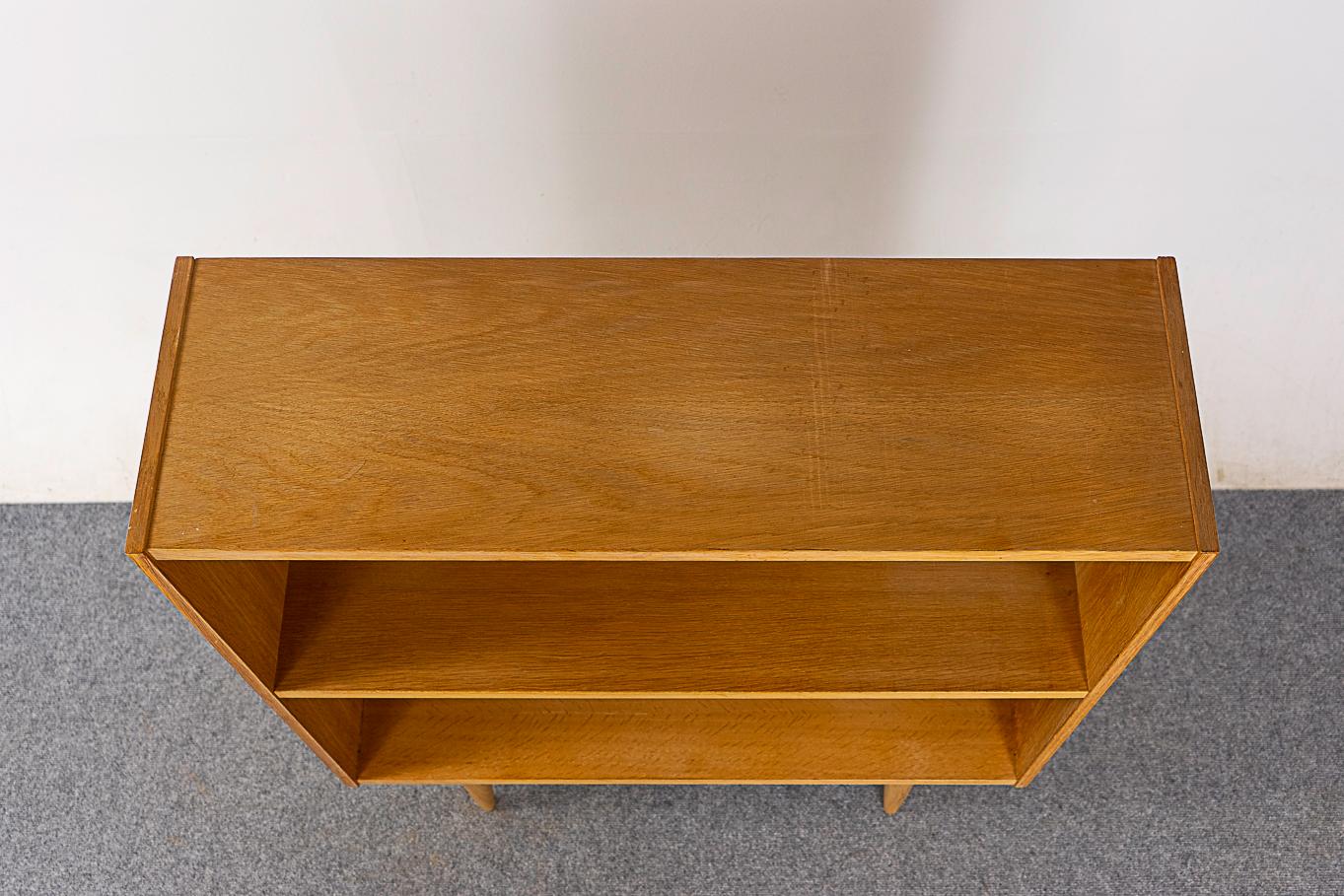 Danish Modern Oak Bookcase For Sale 1