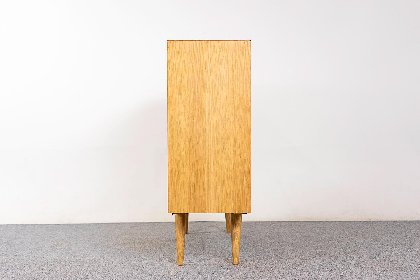 Danish Modern Oak Bookcase For Sale 2